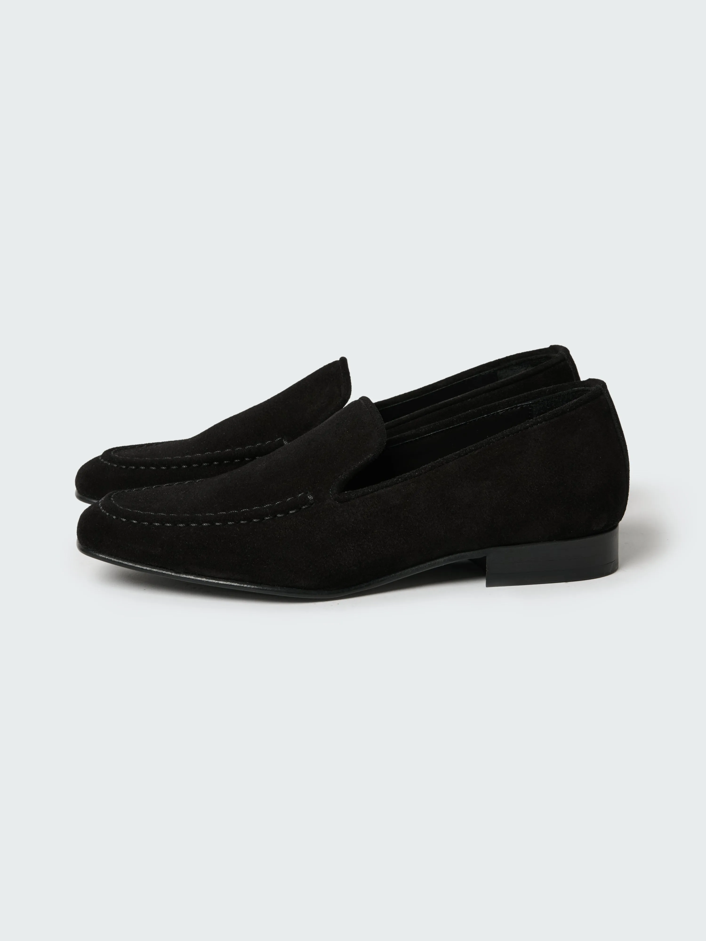 Elkann Suede Loafer in Black sold by Studio Nicholson product image thumbnail 3