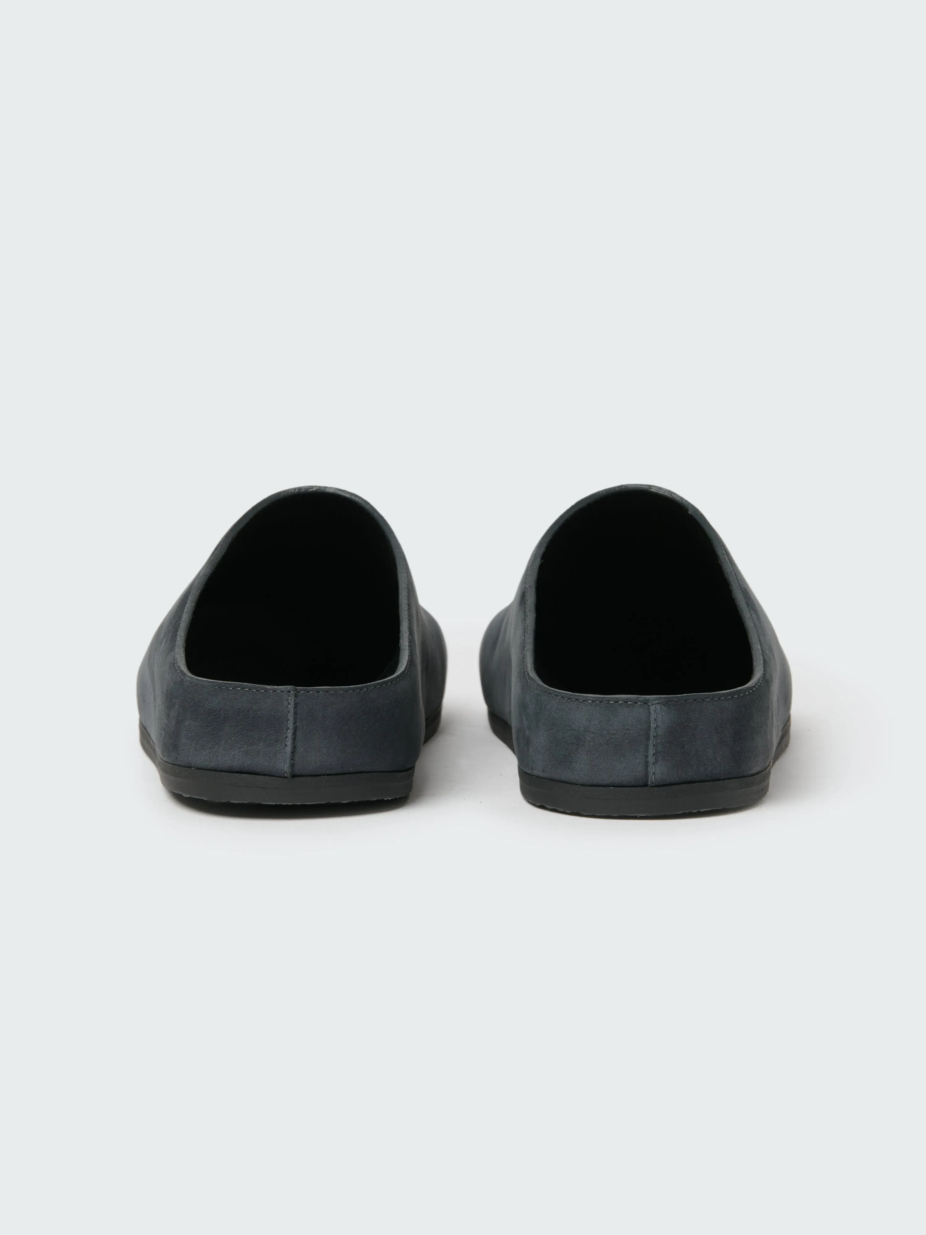 Men's Wearing Nubuk Clog in Ocean sold by Studio Nicholson product image thumbnail 5