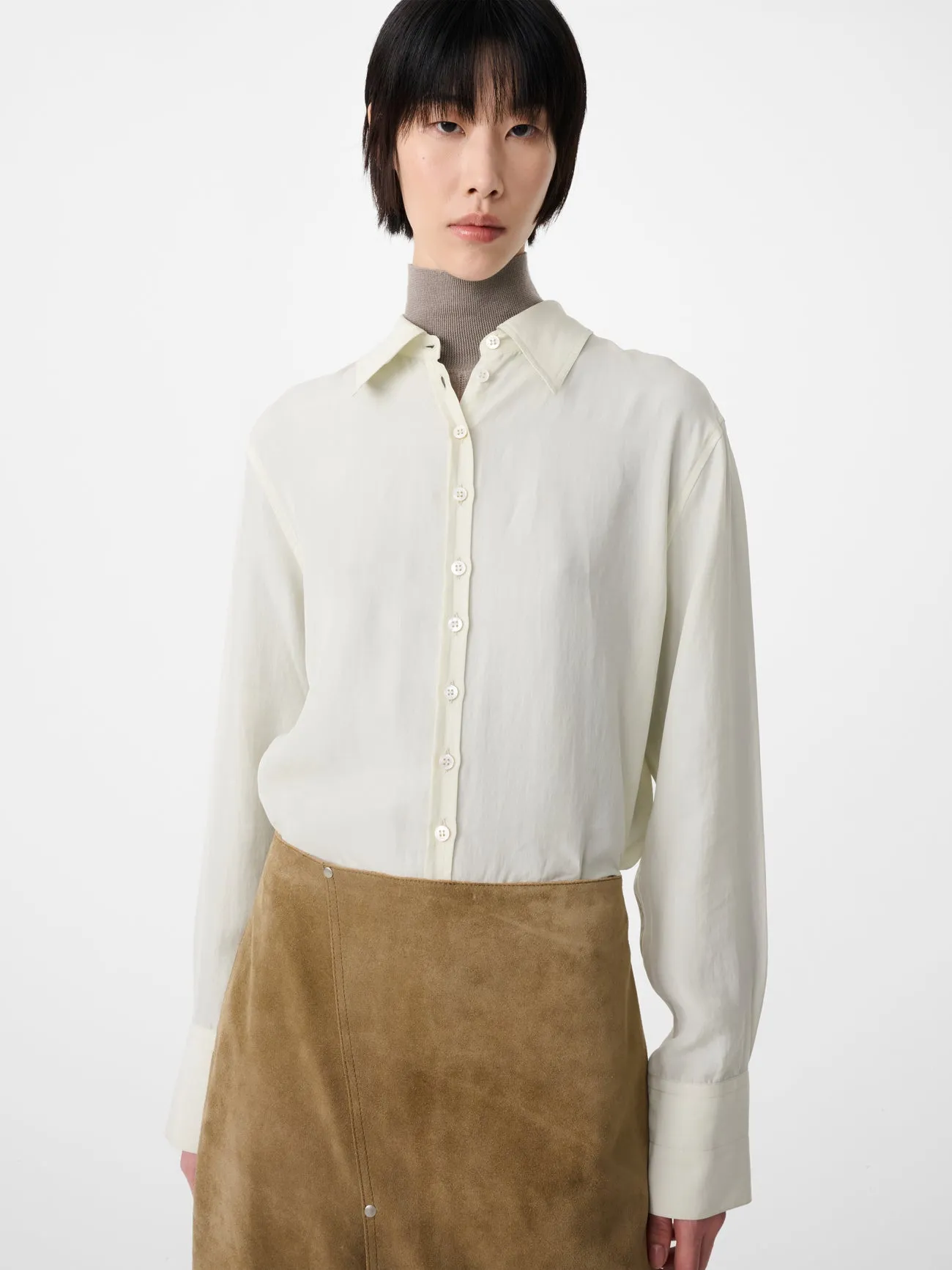 Torin Shirt in Bone sold by Studio Nicholson product image thumbnail 2