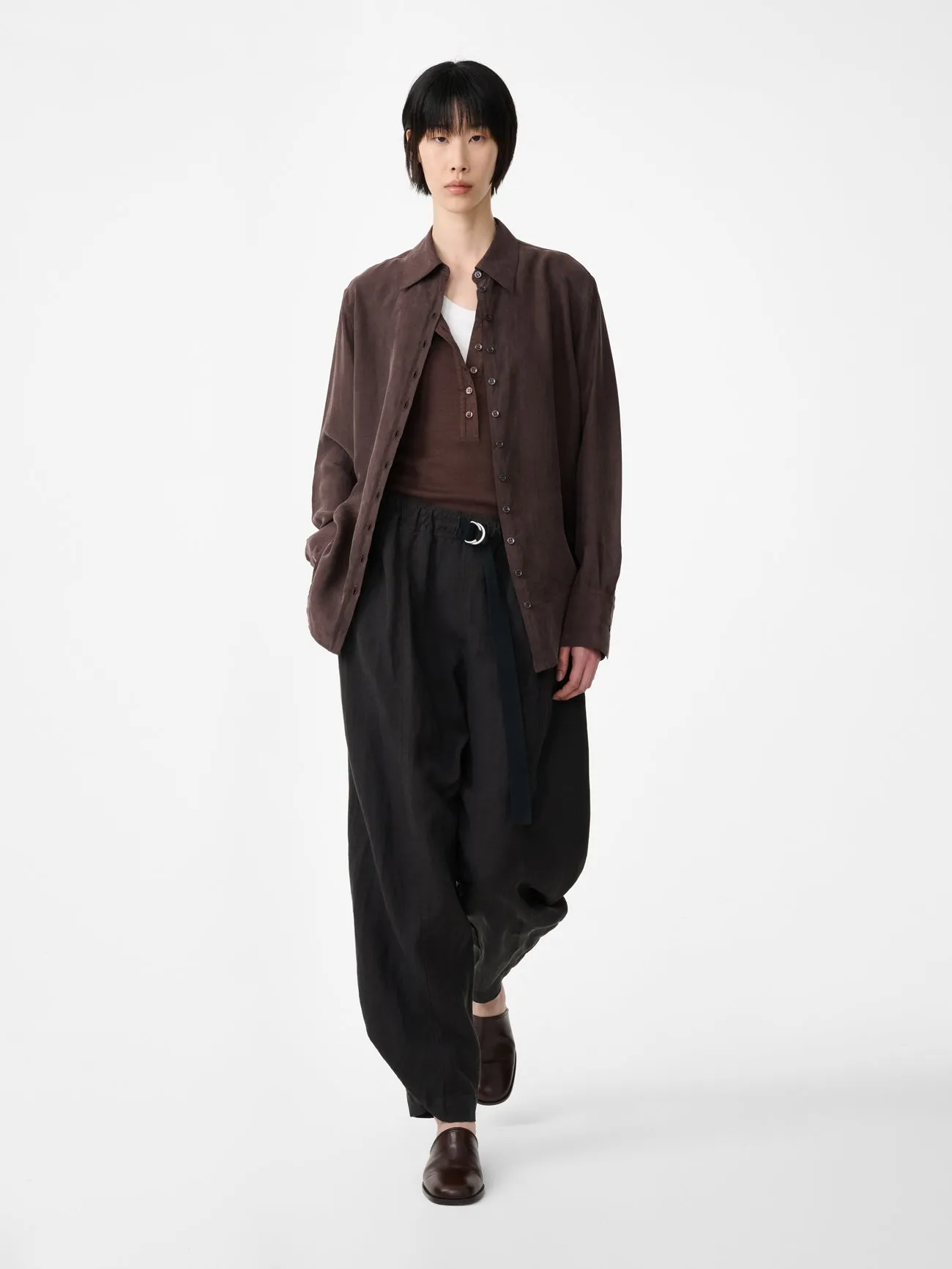 Torin Shirt in Porchini sold by Studio Nicholson