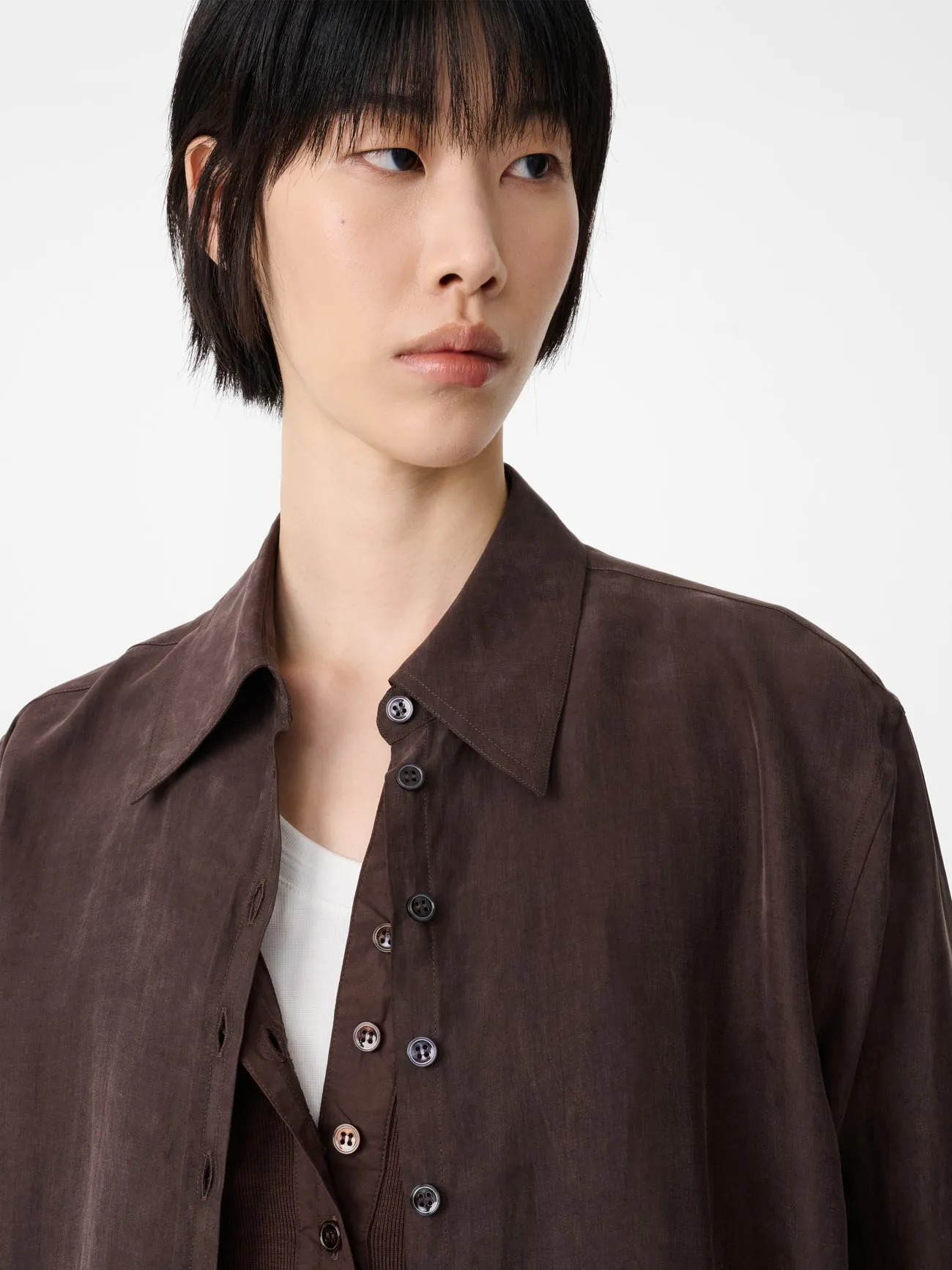 Torin Shirt in Porchini sold by Studio Nicholson product image thumbnail 4