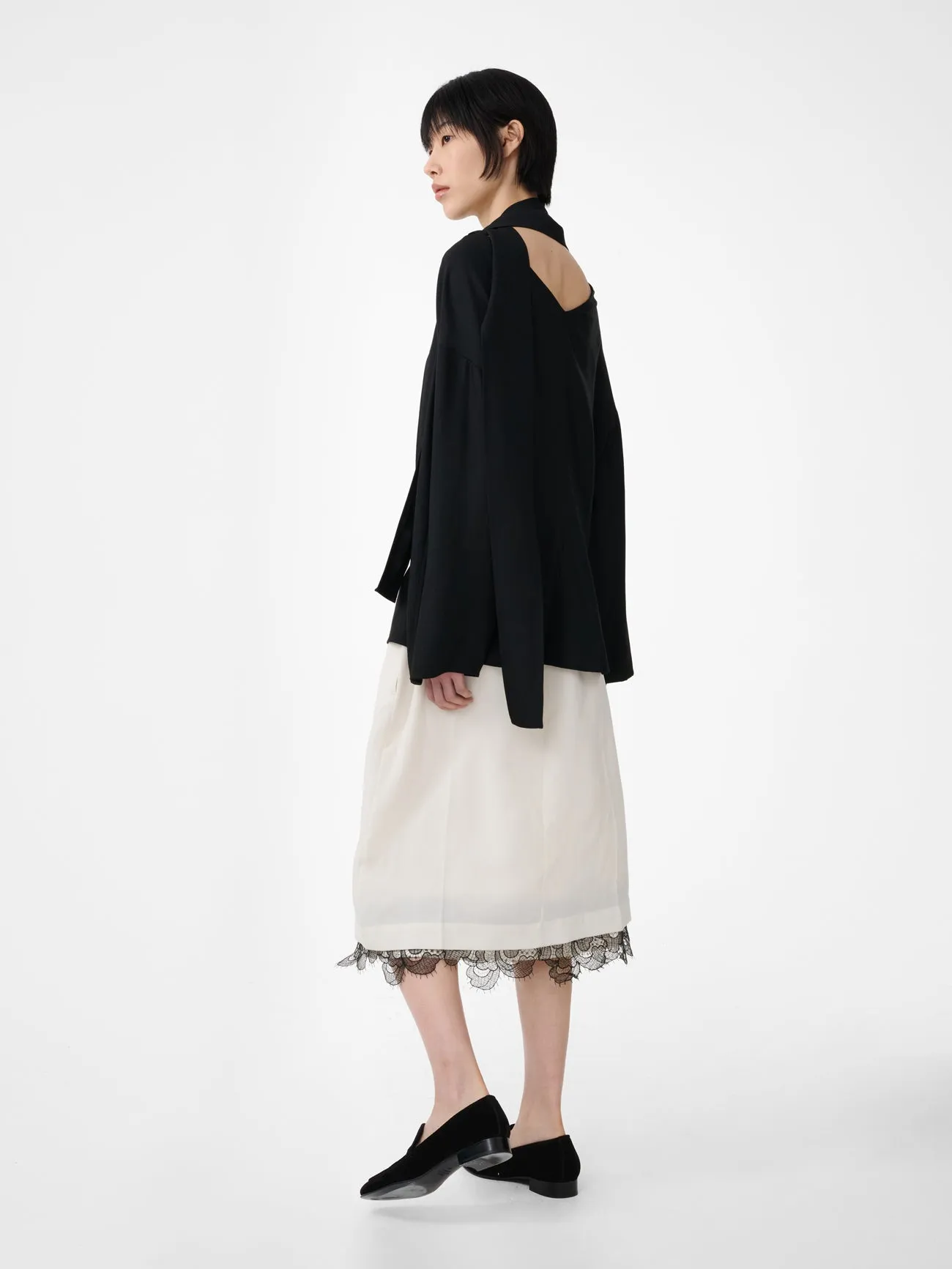 Loti Top in Black sold by Studio Nicholson product image thumbnail 3