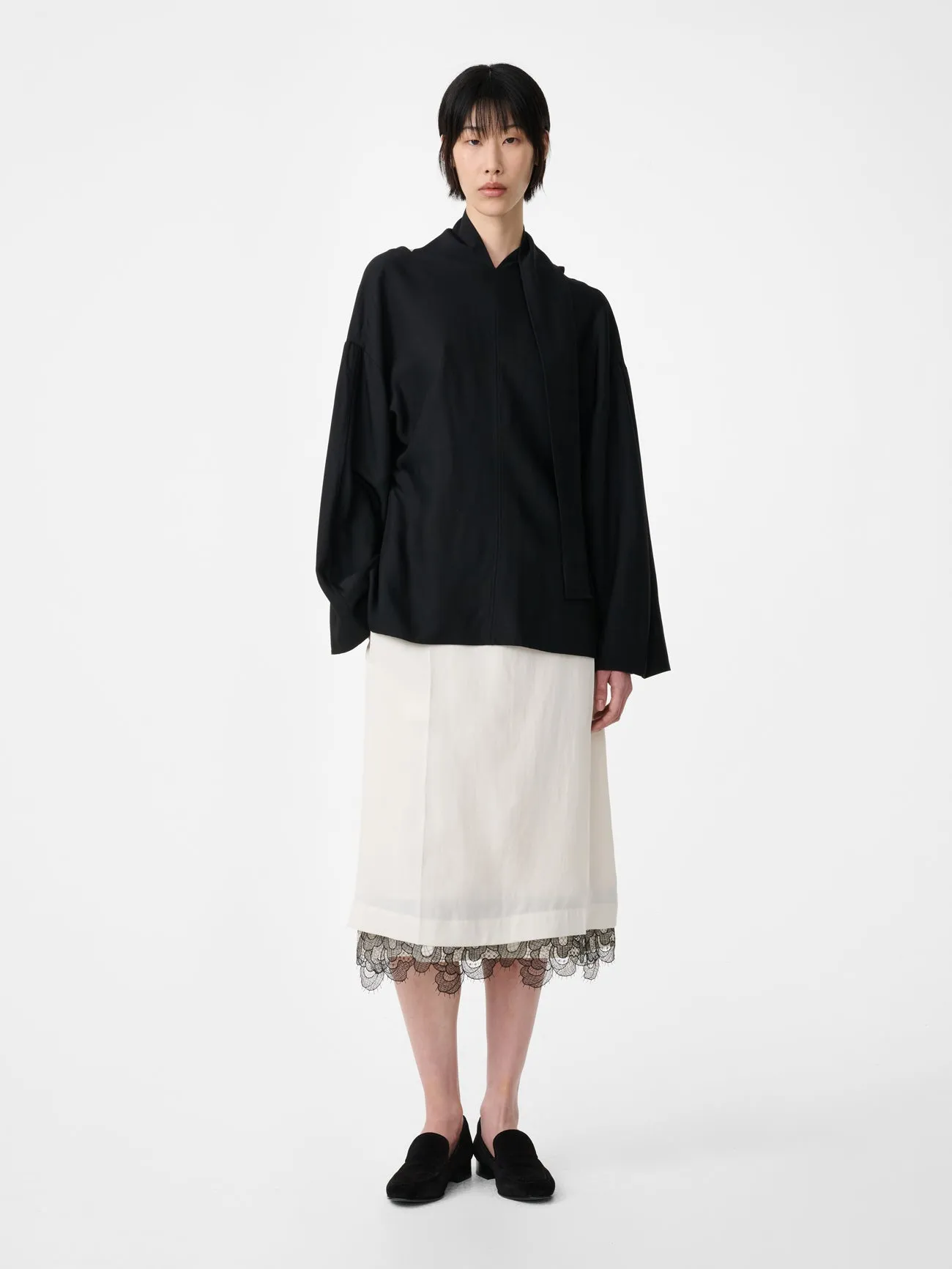 Loti Top in Black sold by Studio Nicholson product image thumbnail 2