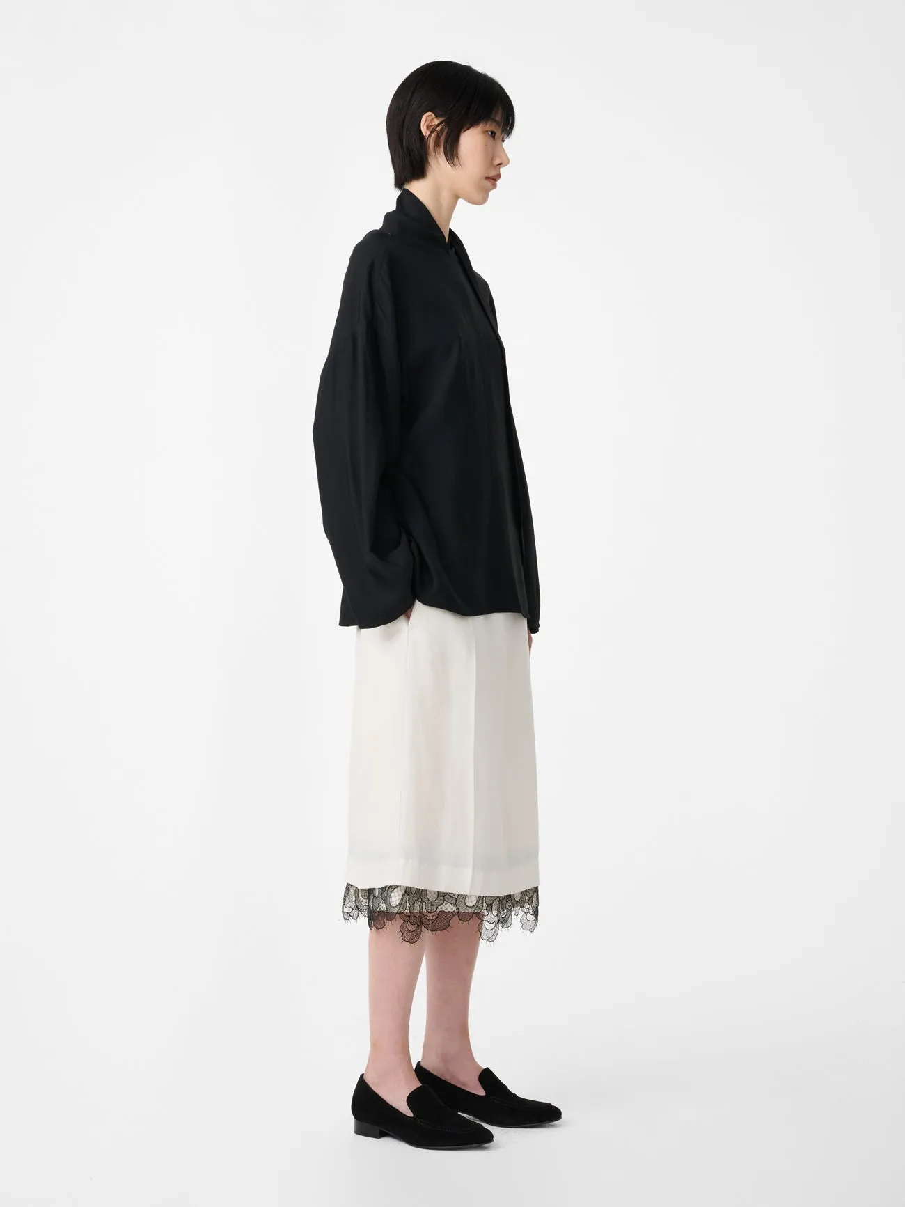 Loti Top in Black sold by Studio Nicholson product image thumbnail 5