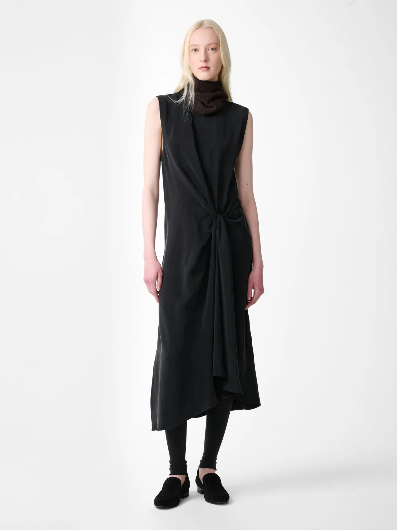 Delph Dress in Black sold by Studio Nicholson