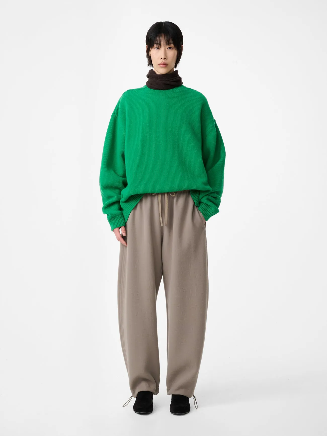 Hemyl Knit in Meadow Green sold by Studio Nicholson