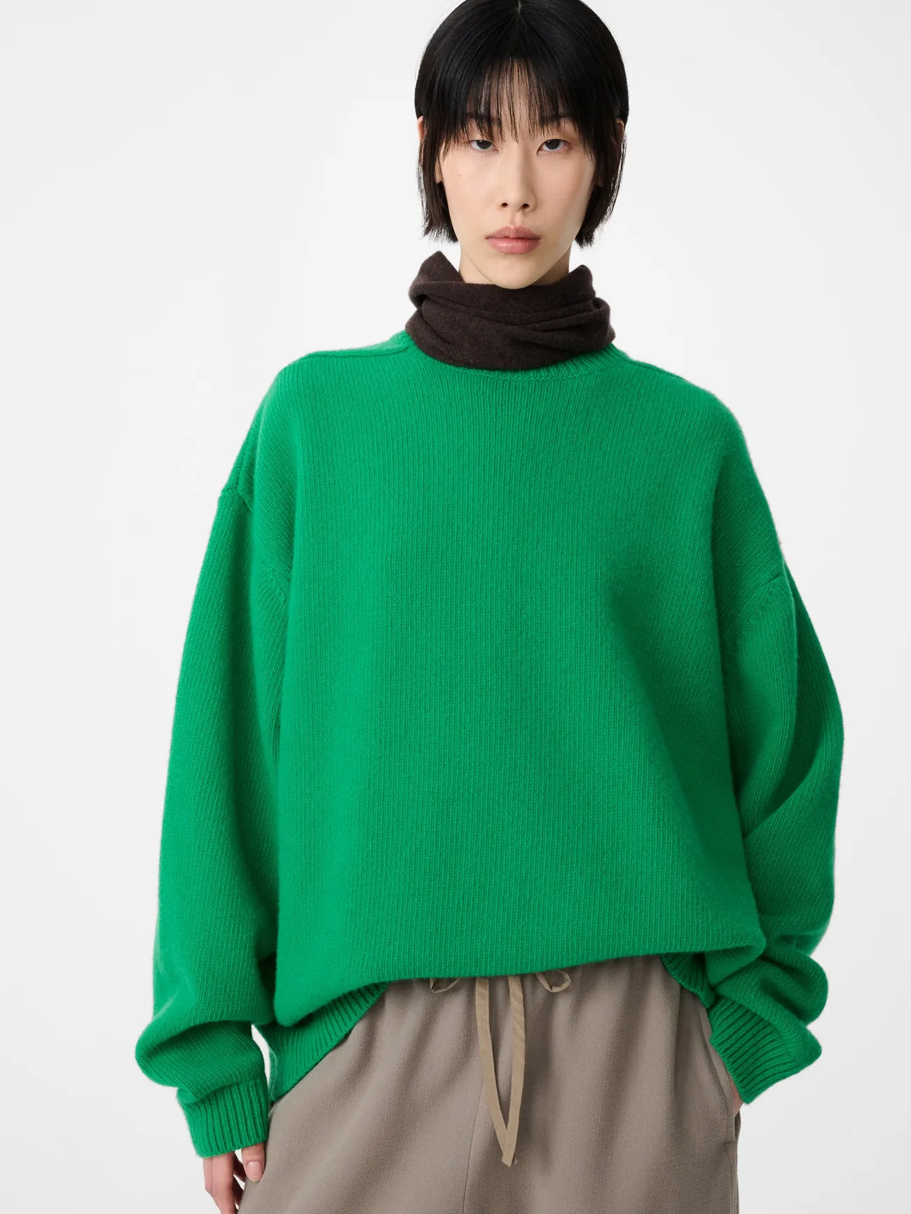 Hemyl Knit in Meadow Green sold by Studio Nicholson product image thumbnail 4