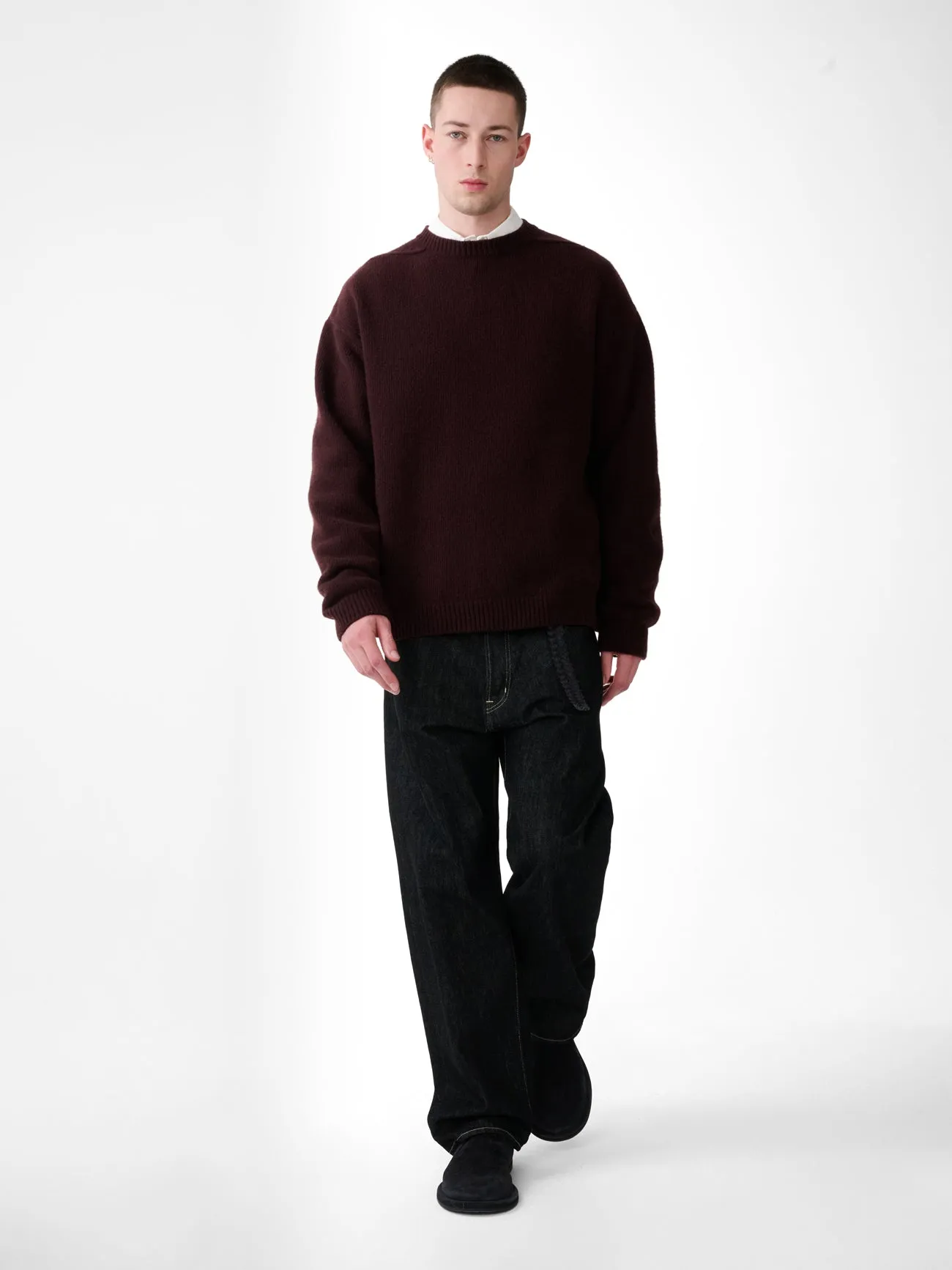 Hemyl Knit in Grape sold by Studio Nicholson product image thumbnail 3