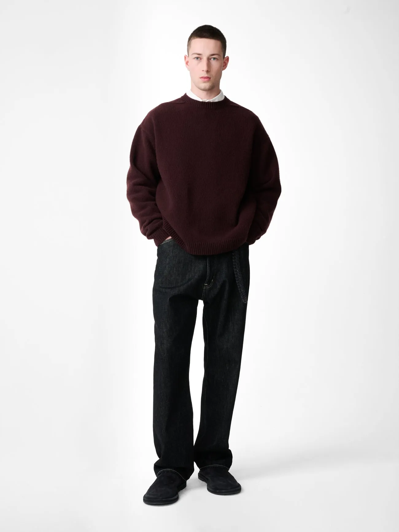 Hemyl Knit in Grape sold by Studio Nicholson product image thumbnail 2