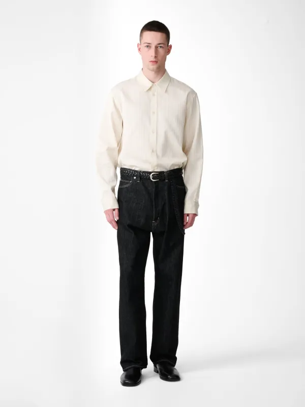 View Shirt in Blue Pinstripe made by Studio Nicholson