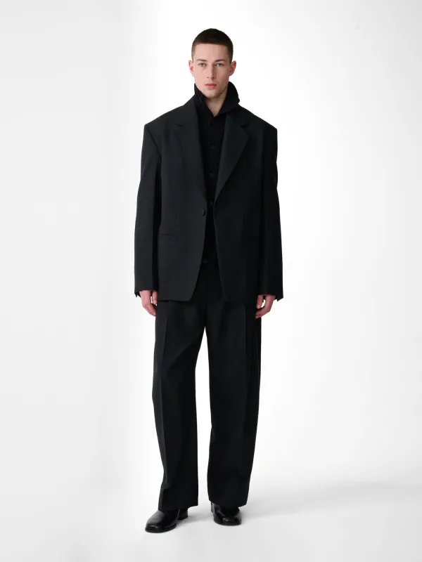 Fenn Wool Jacket in Flint made by Studio Nicholson