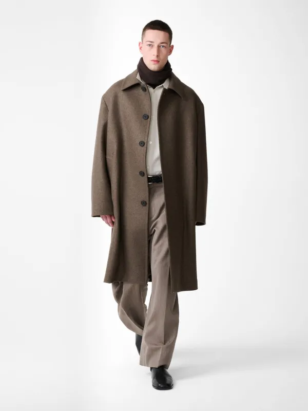 Ady Wool Coat in Loden made by Studio Nicholson