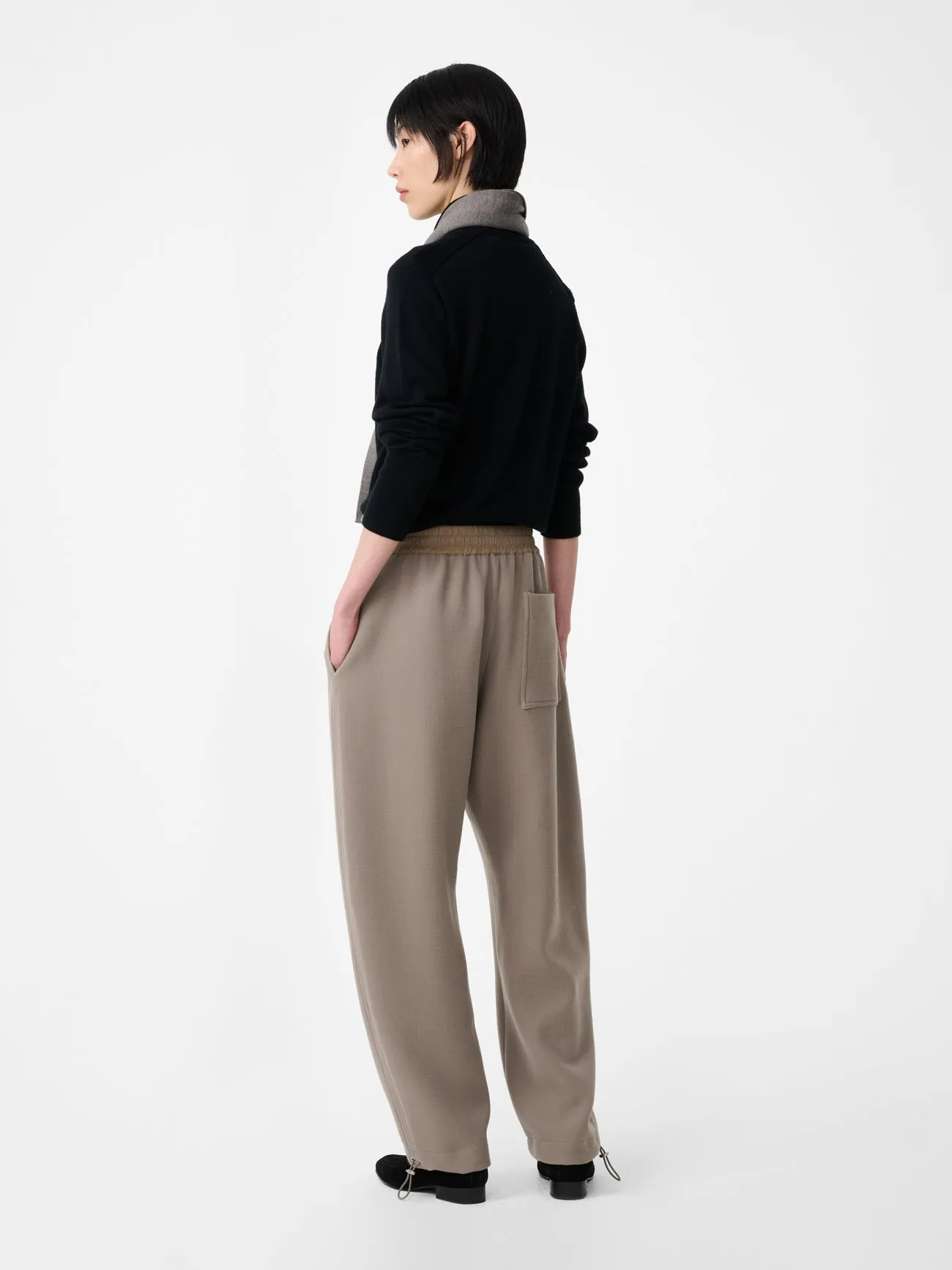 Maren Knit Polo in Black sold by Studio Nicholson product image thumbnail 5