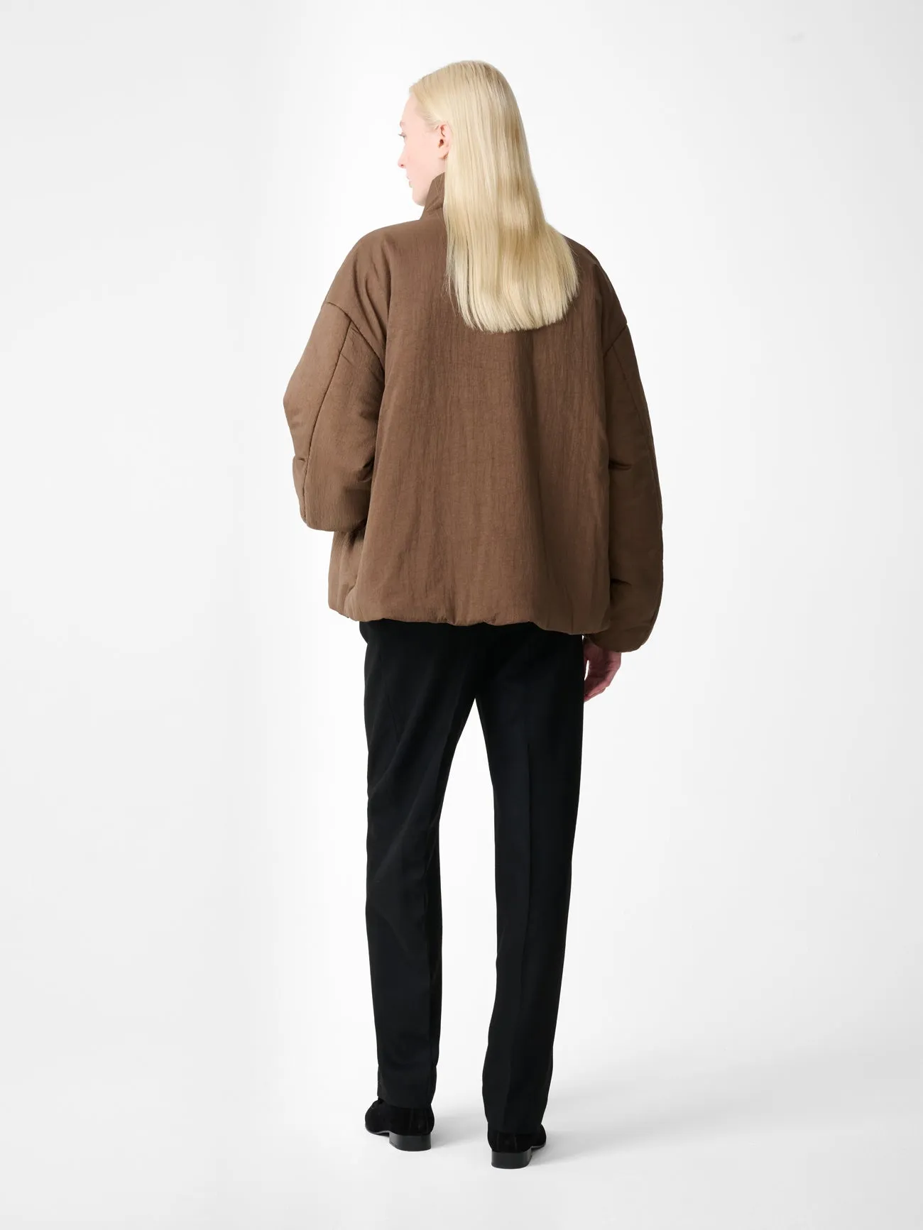 Vaner Padded Jacket in Bark sold by Studio Nicholson product image thumbnail 4