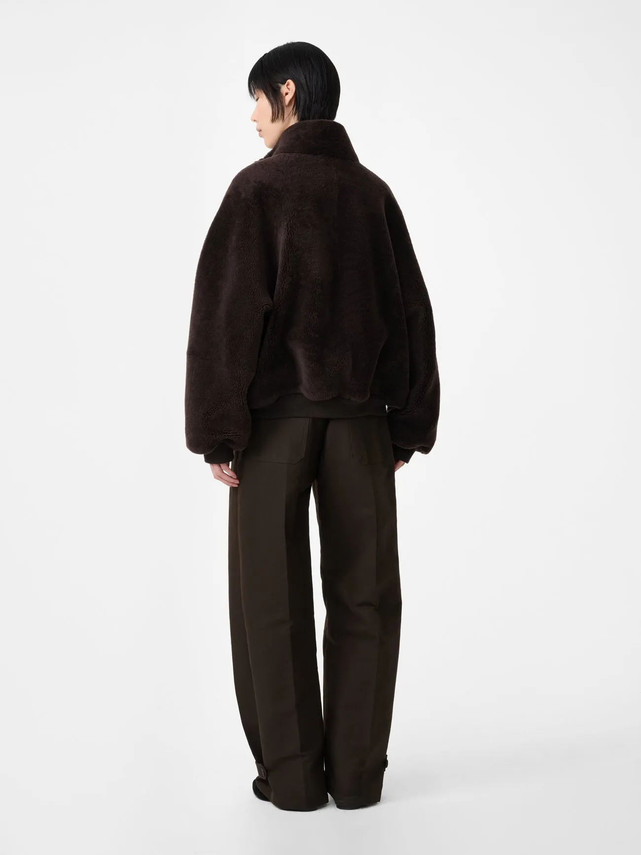 Banthe Jacket in Coffee sold by Studio Nicholson product image thumbnail 3