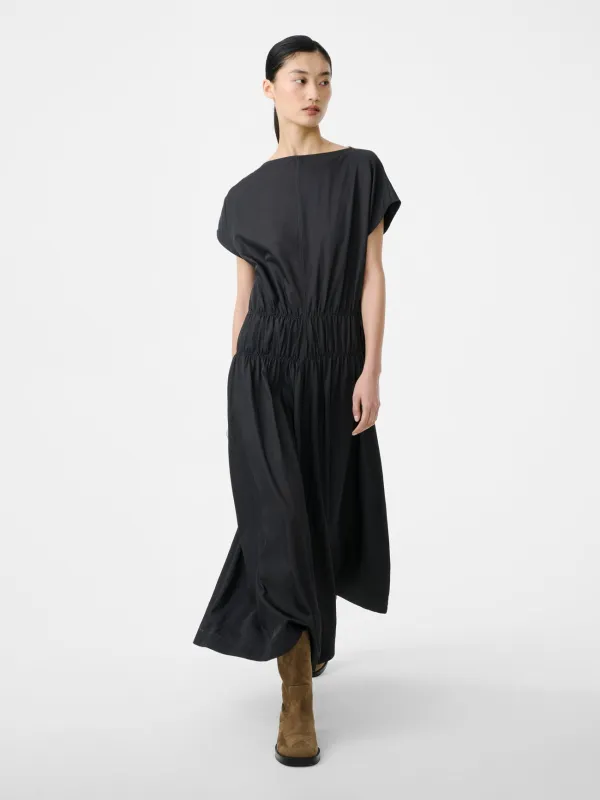Simos Twill Dress in Coal made by Studio Nicholson