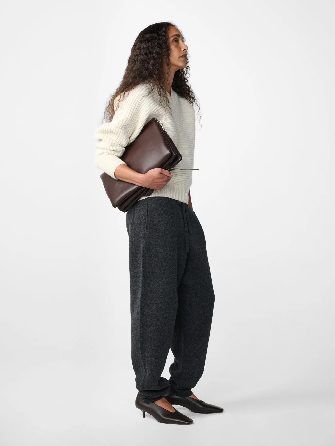 Kern Lambswool Knit in Parchment sold by Studio Nicholson product image thumbnail 3