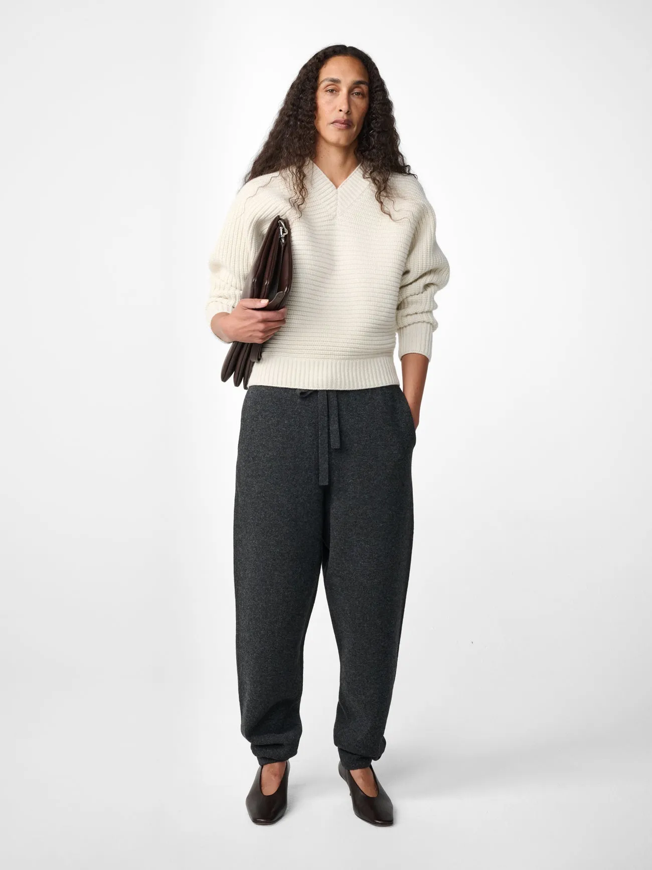 Kern Lambswool Knit in Parchment sold by Studio Nicholson product image thumbnail 5