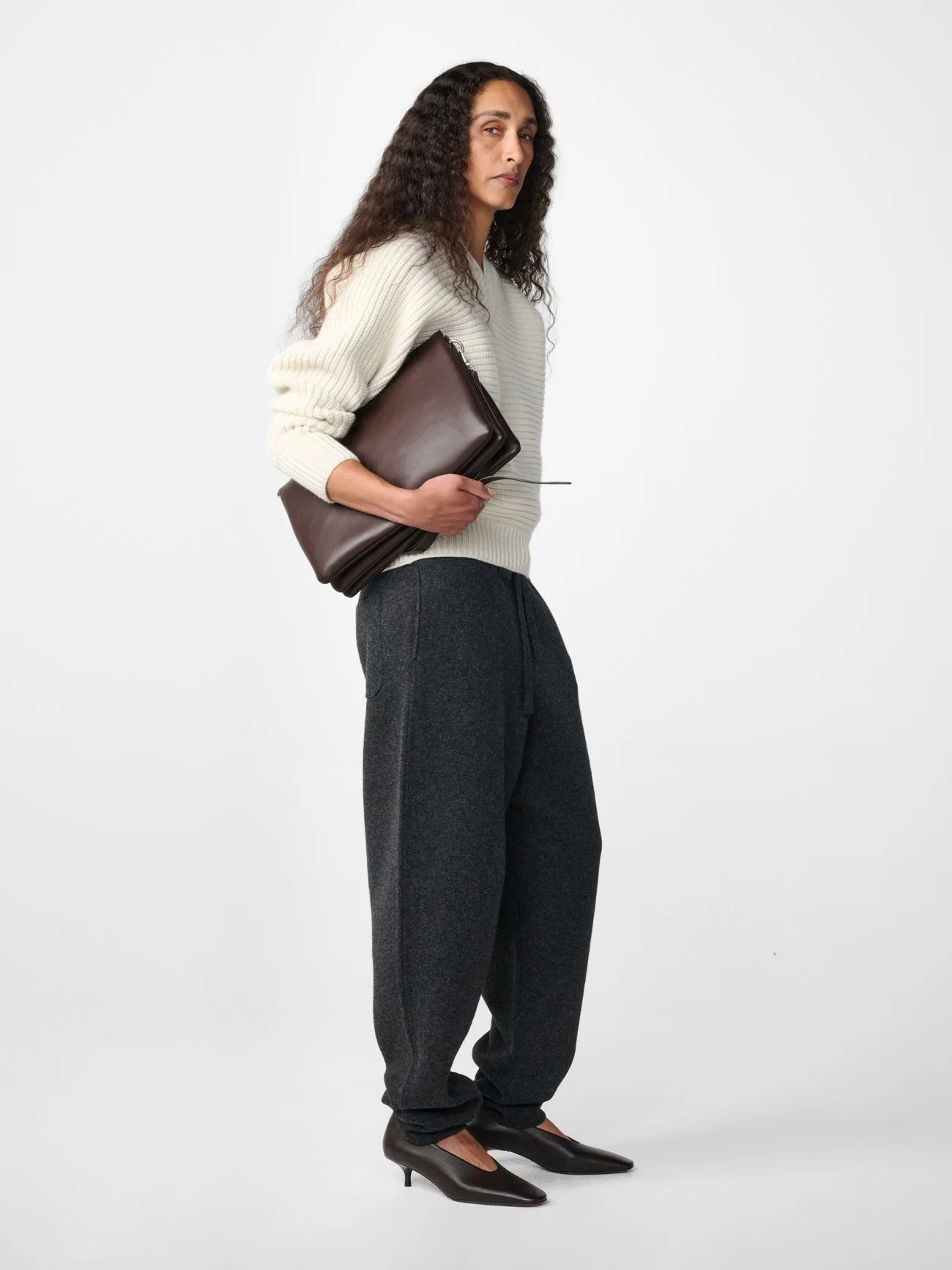 Kern Lambswool Knit in Parchment sold by Studio Nicholson product image thumbnail 2