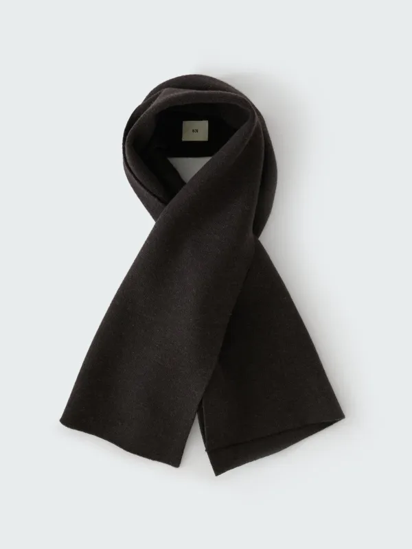 Lino Scarf in Chocolate made by Studio Nicholson