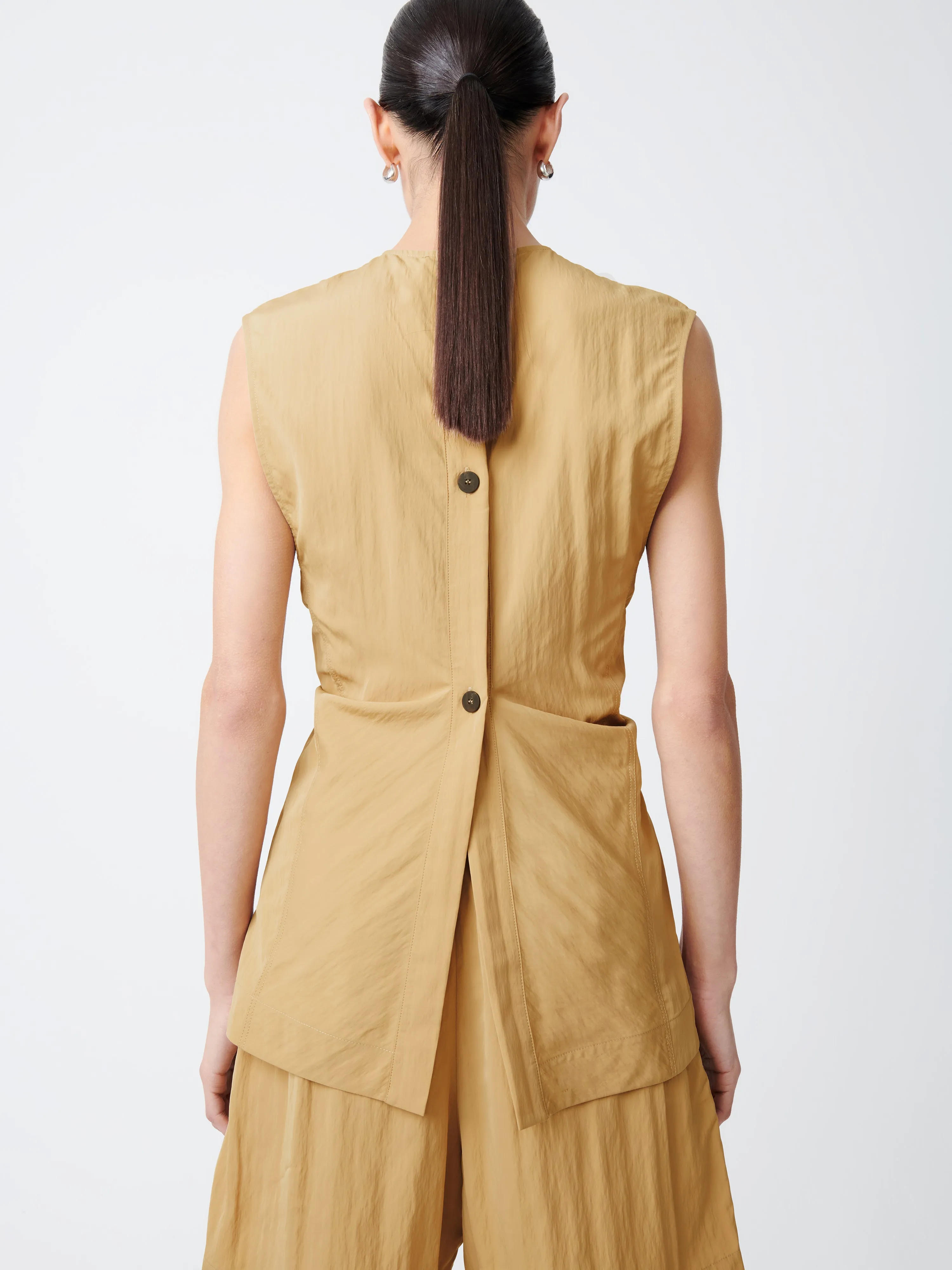 Garda Top in Sand sold by Studio Nicholson product image thumbnail 5