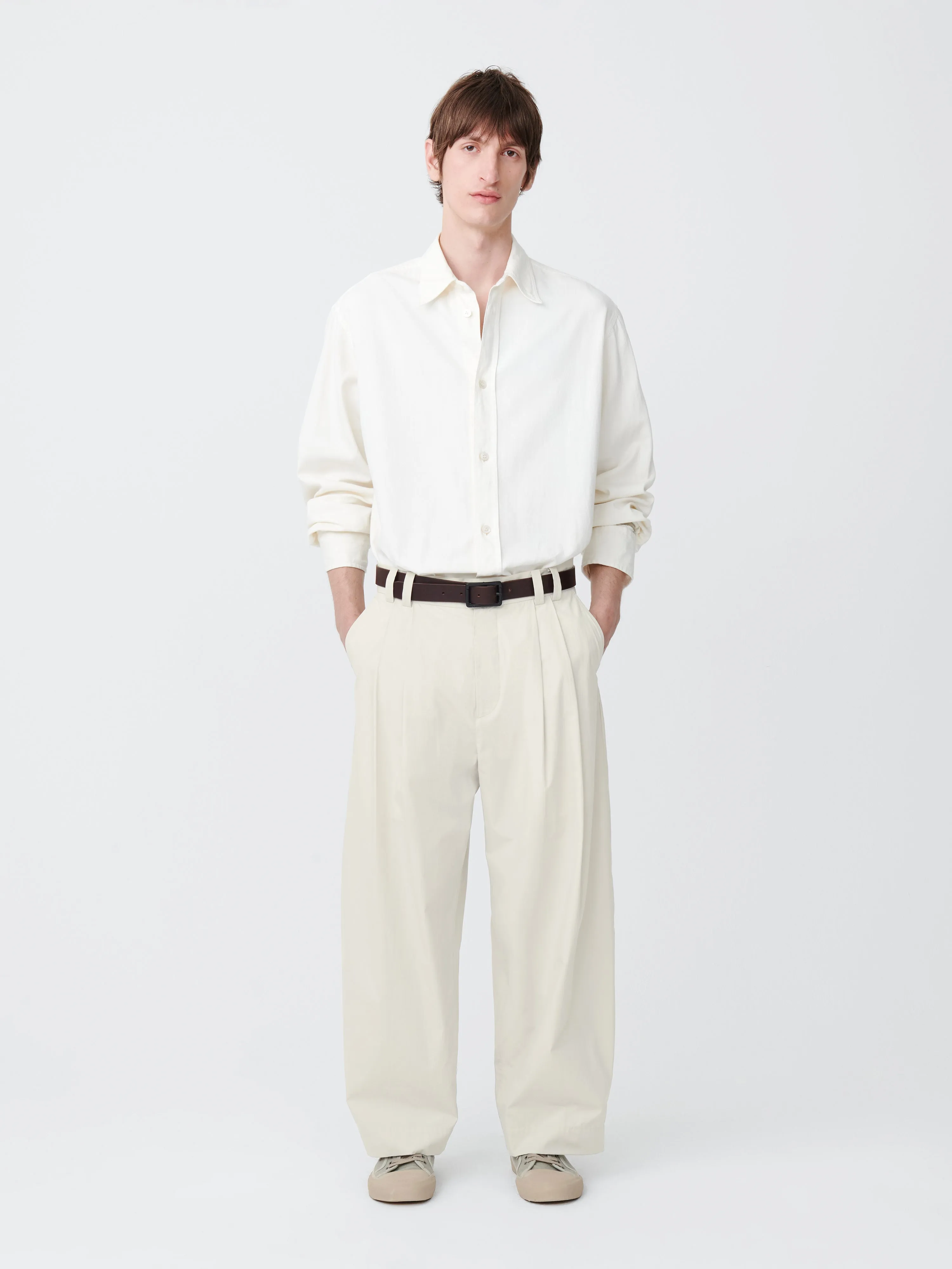 Yale Pant in Cloud sold by Studio Nicholson