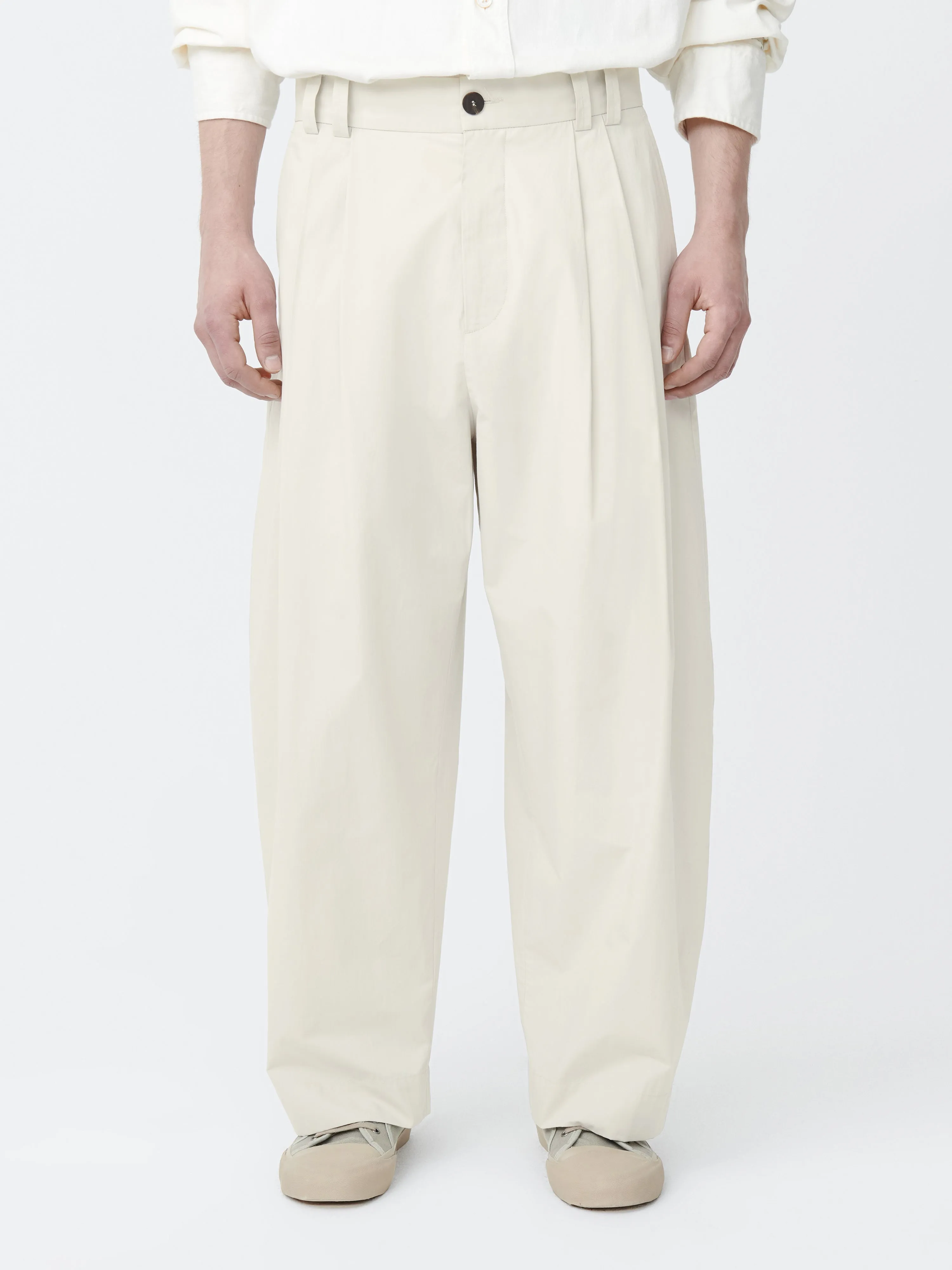 Yale Pant in Cloud sold by Studio Nicholson product image thumbnail 3
