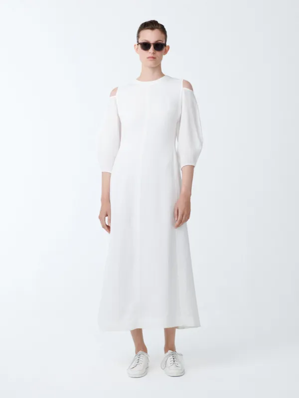 Barr Twill Dress in Parchment made by Studio Nicholson