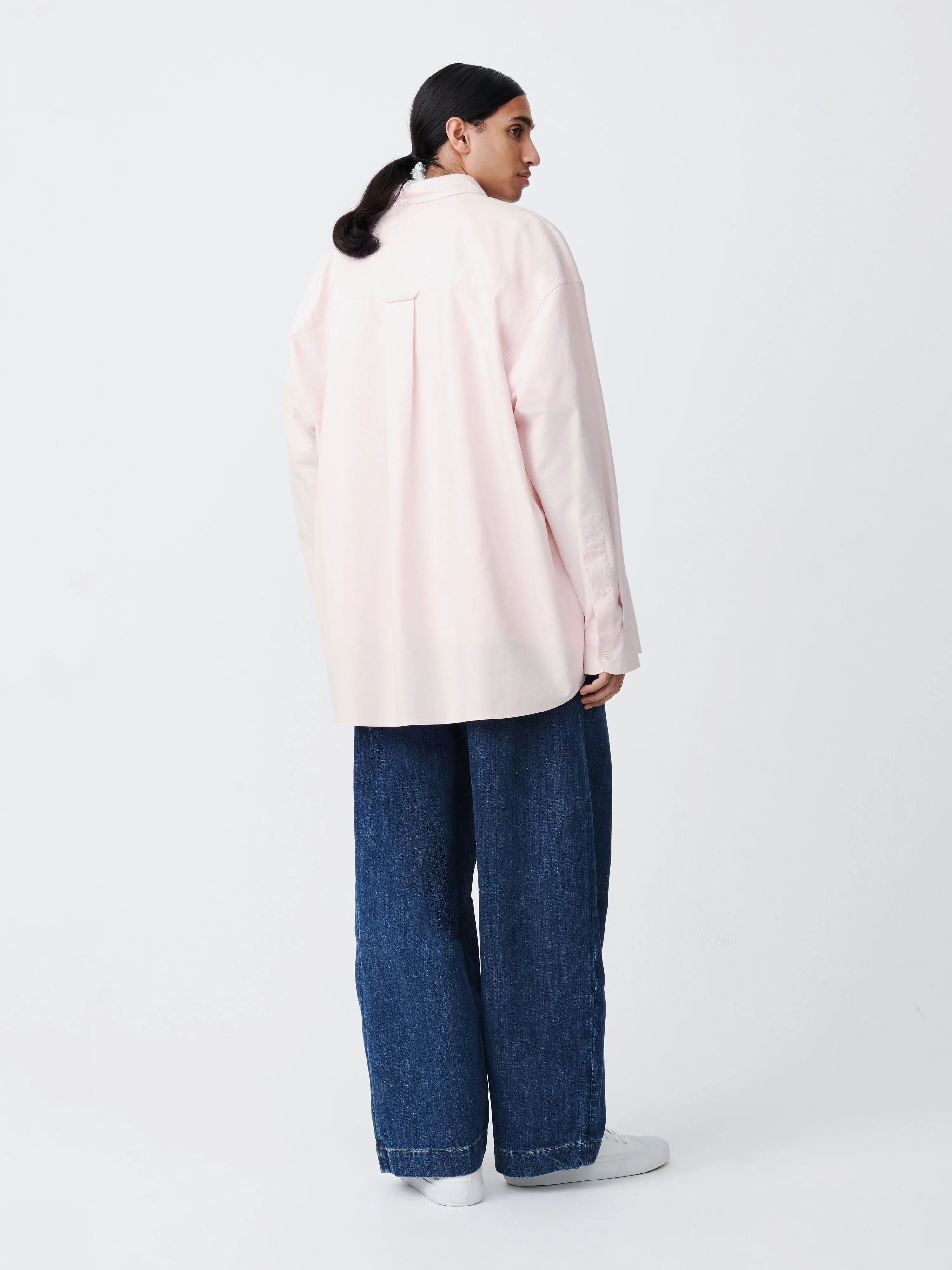 Ruskin Shirt in Miami Pink sold by Studio Nicholson product image thumbnail 4