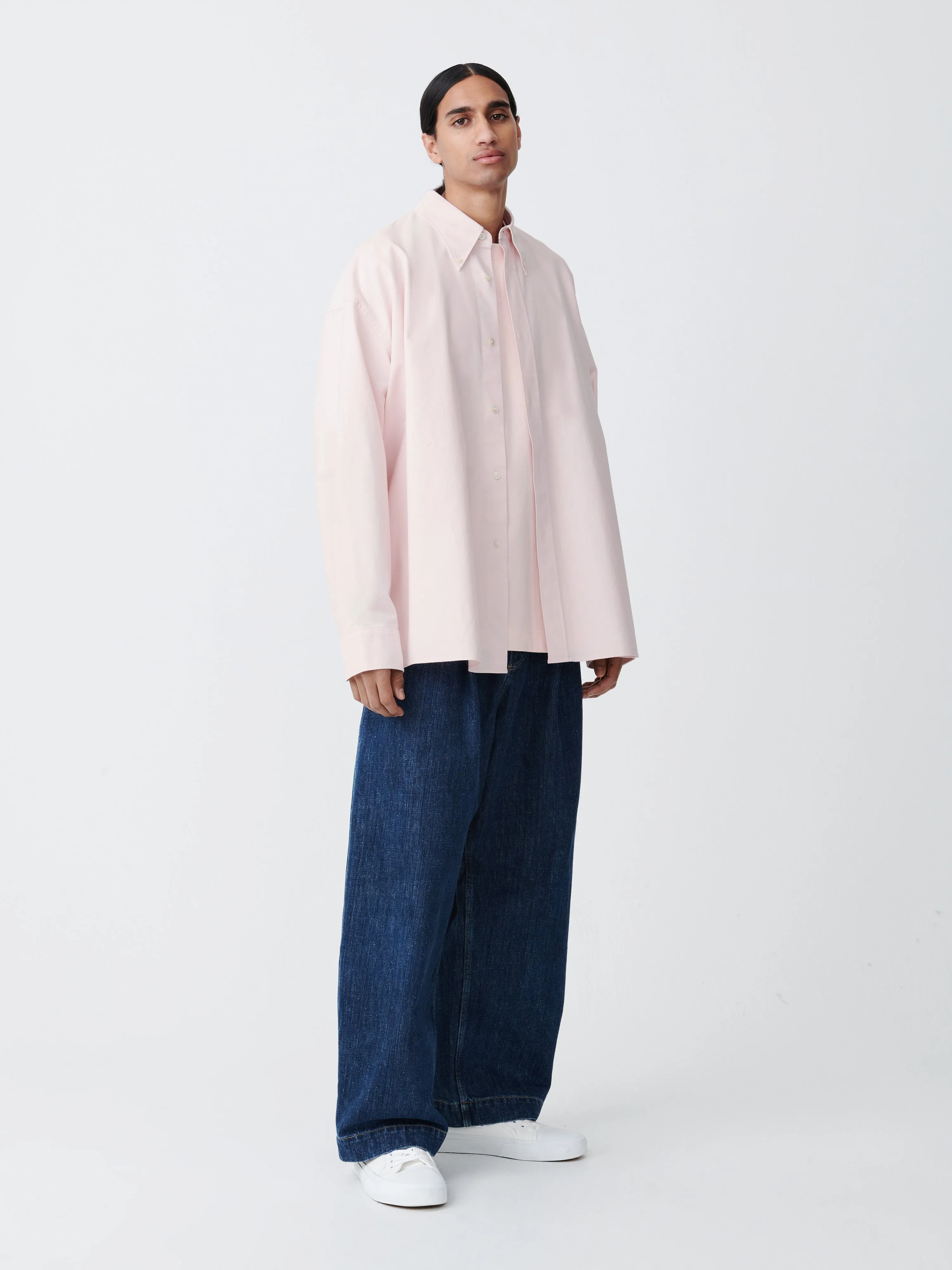 Ruskin Shirt in Miami Pink sold by Studio Nicholson product image thumbnail 3