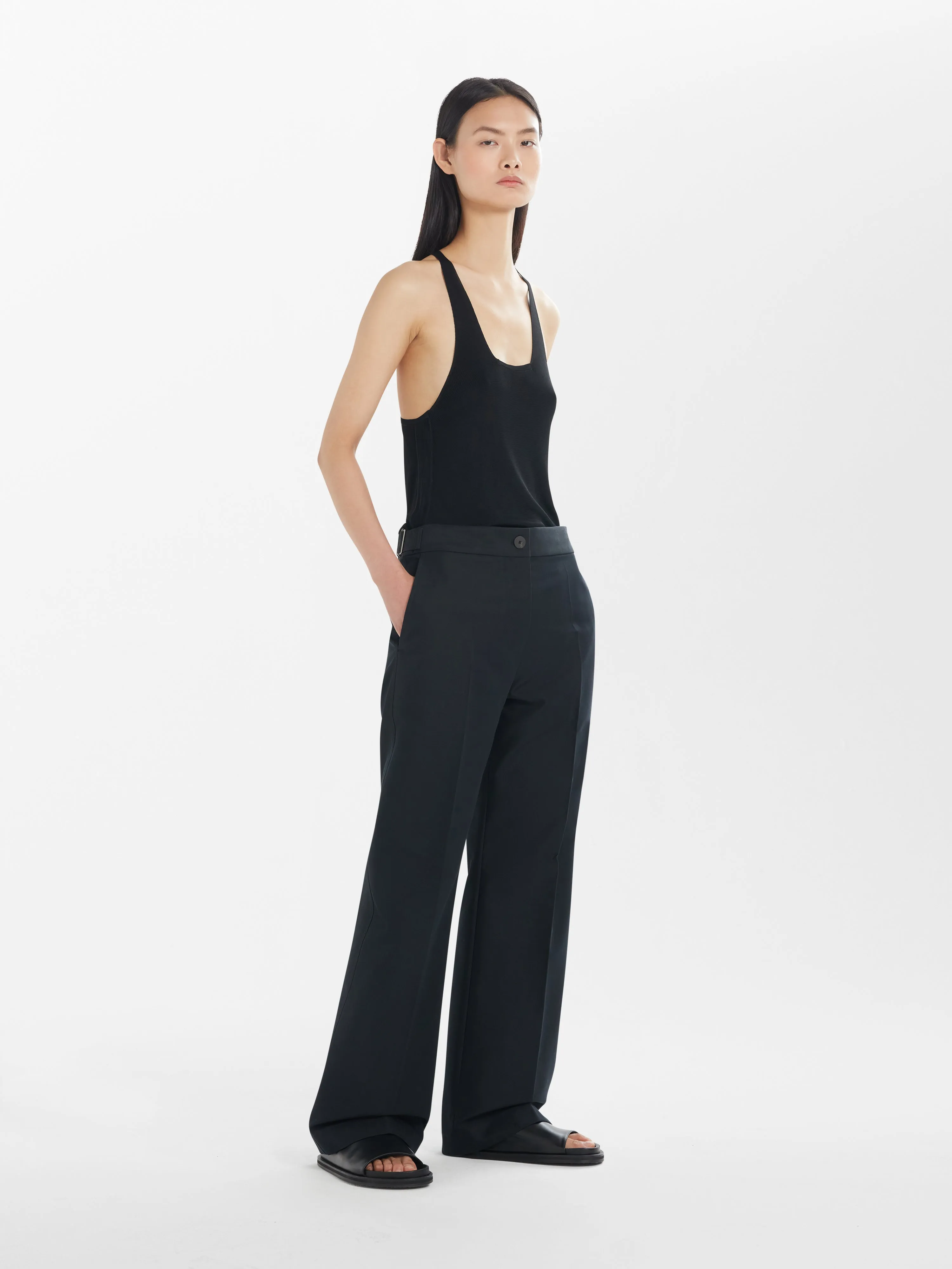 Reynosa Pant in Black sold by Studio Nicholson product image thumbnail 3