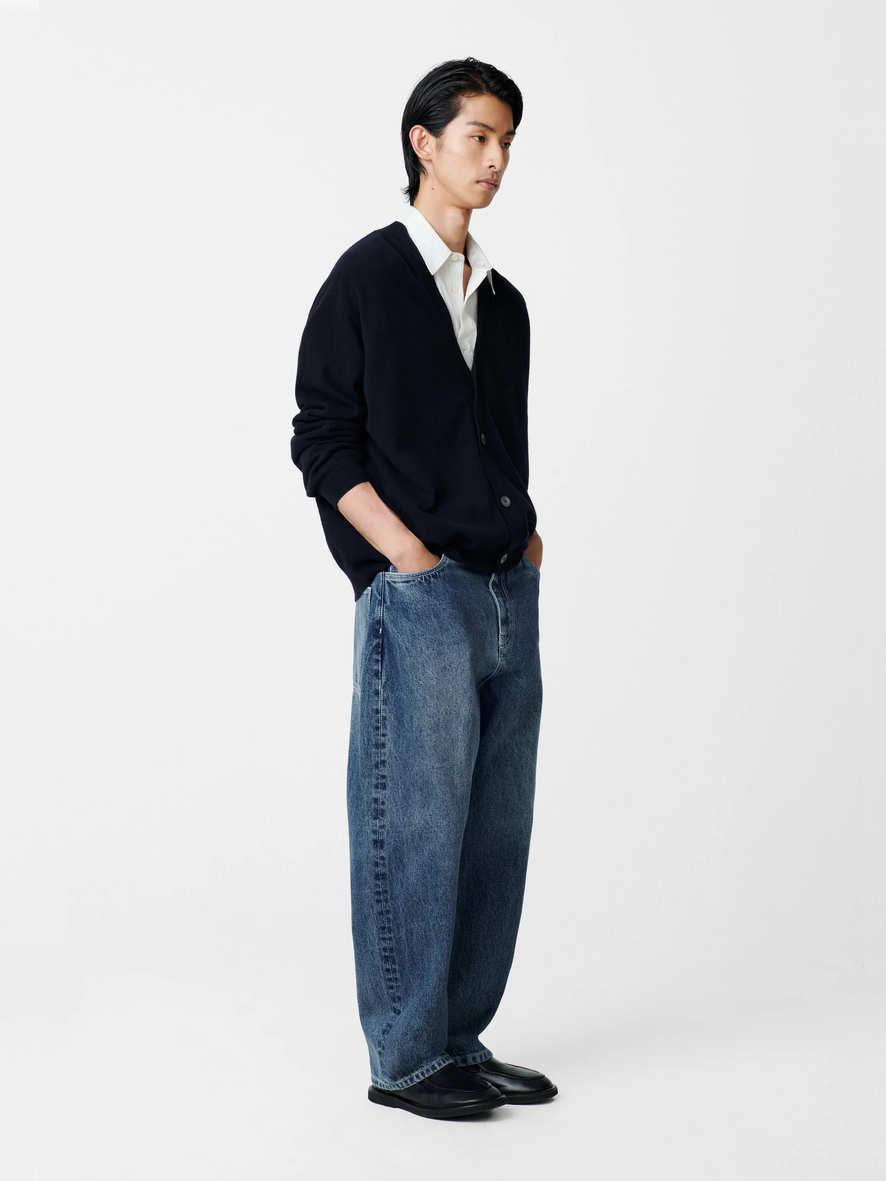 Parr Knit in Darkest Navy sold by Studio Nicholson product image thumbnail 3