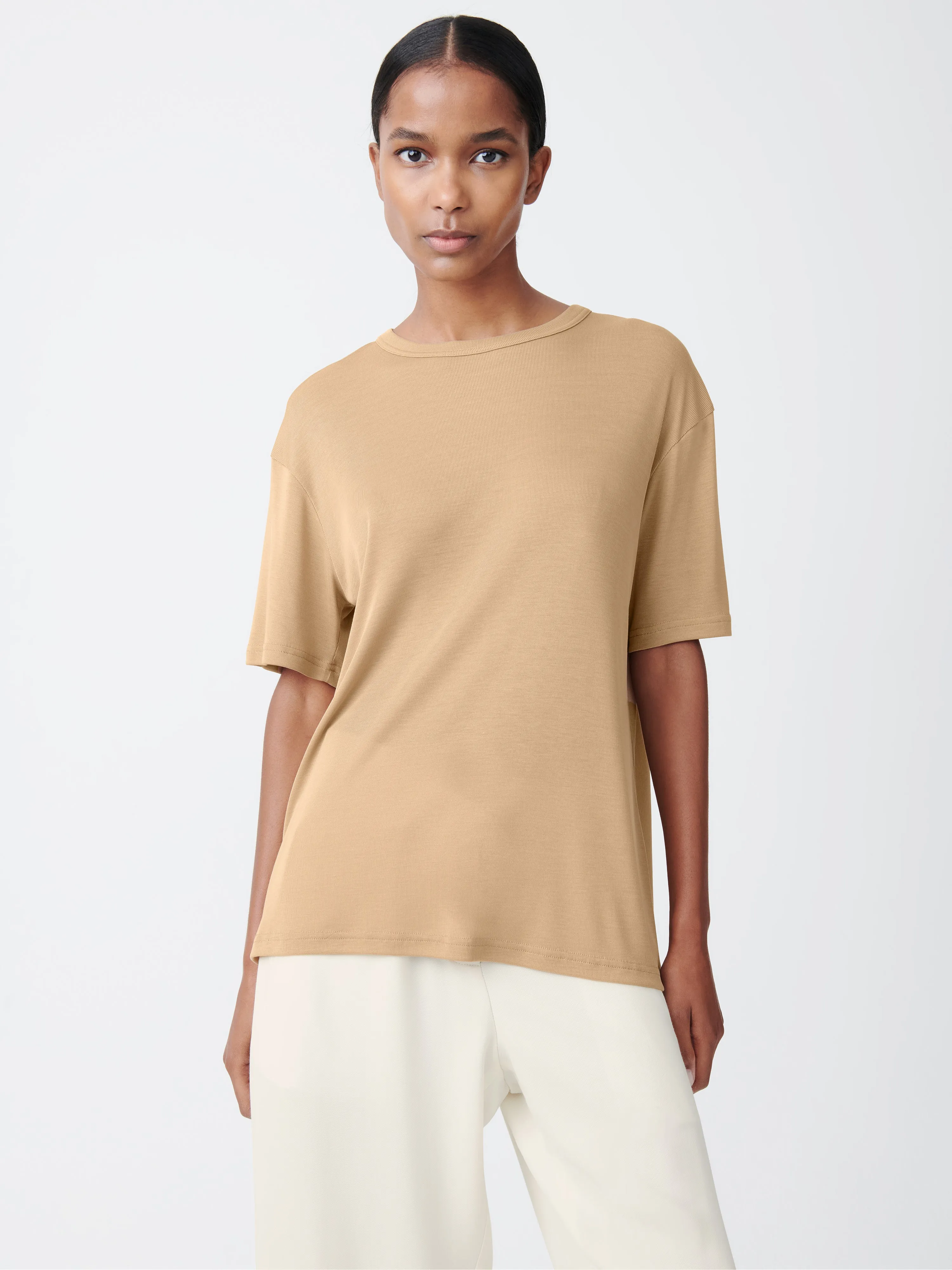 Rond T-Shirt in Sand sold by Studio Nicholson