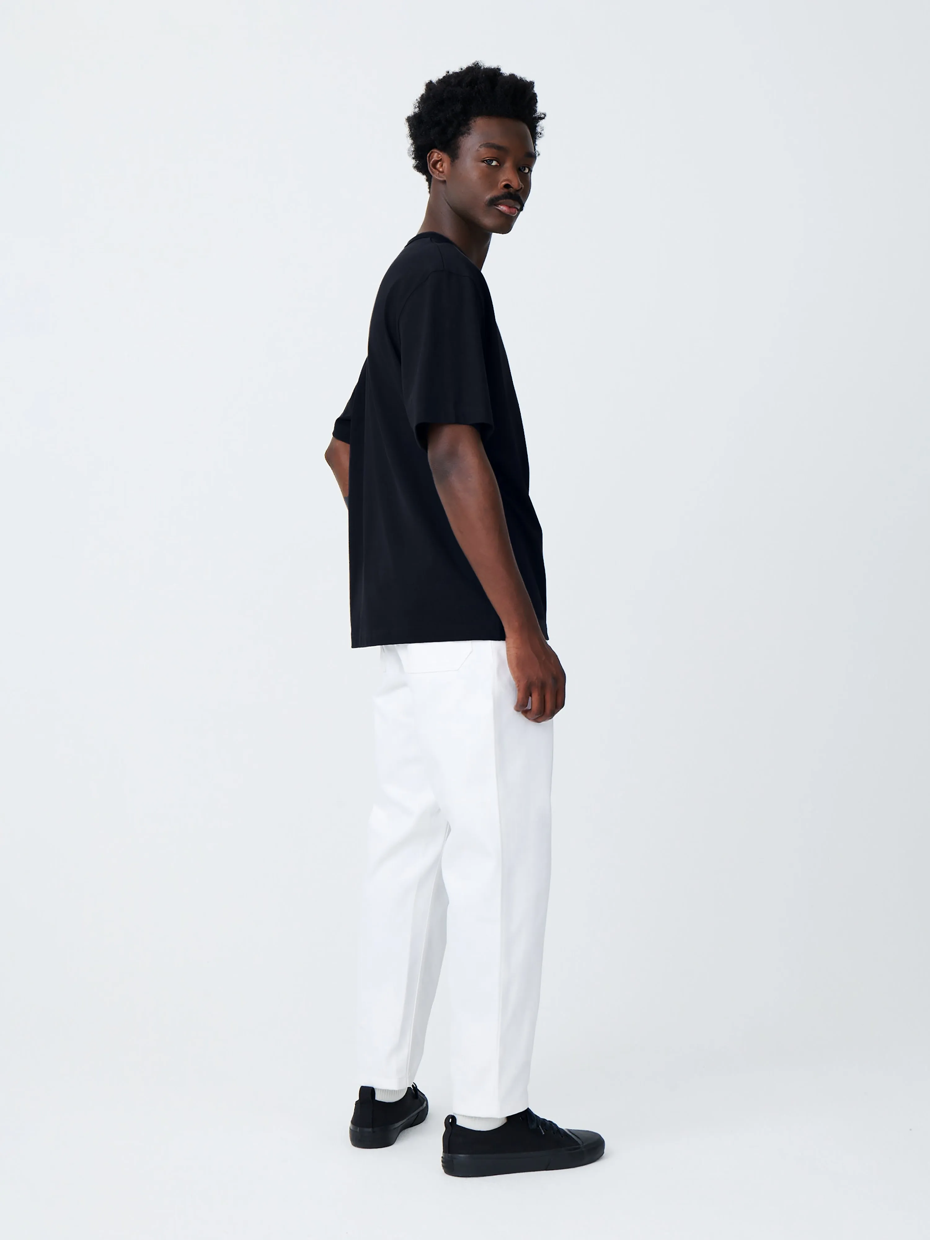 Bill Denim Pant in Optic White sold by Studio Nicholson product image thumbnail 3