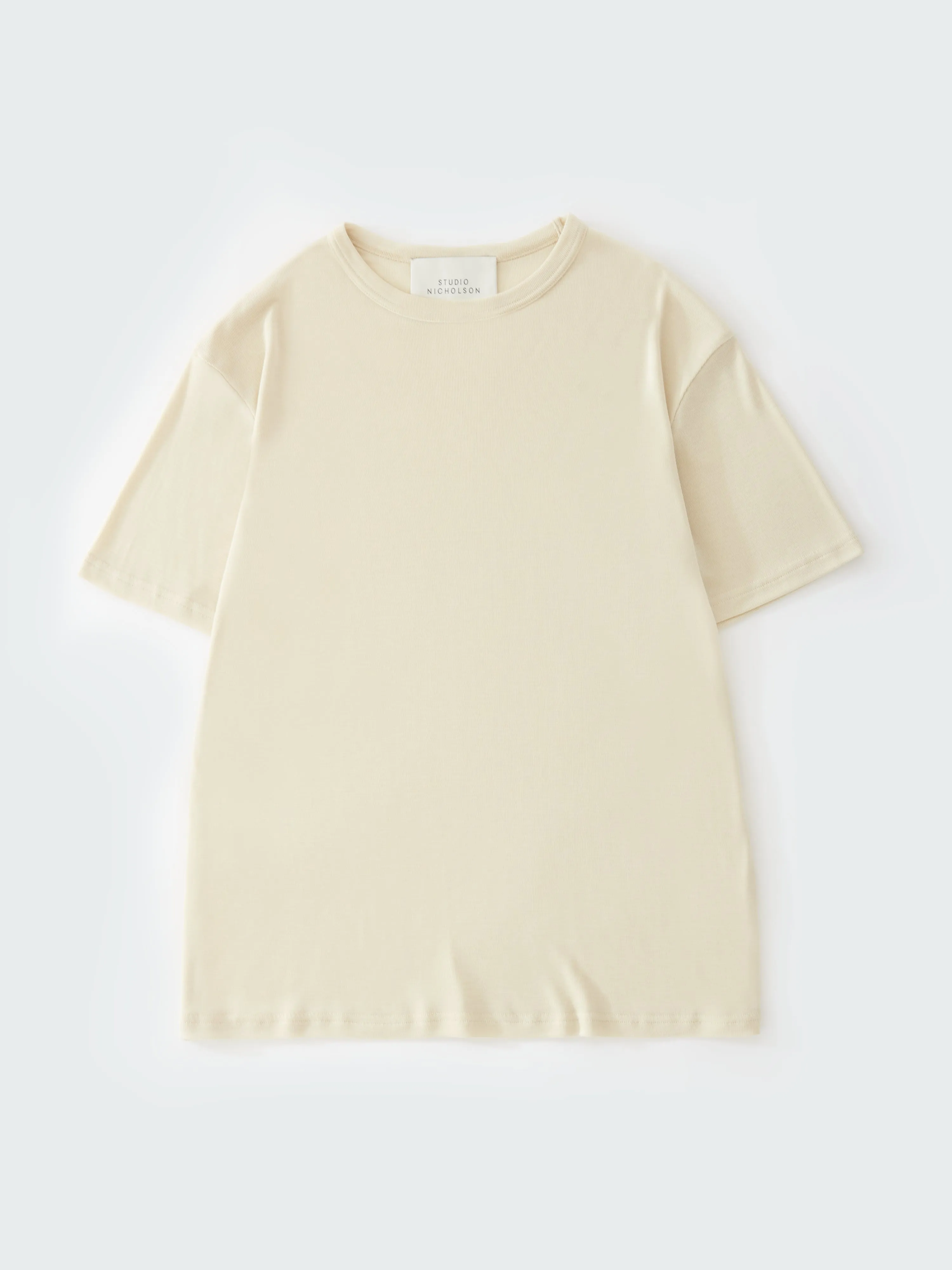 Rond T-Shirt in Bamboo sold by Studio Nicholson product image thumbnail 5
