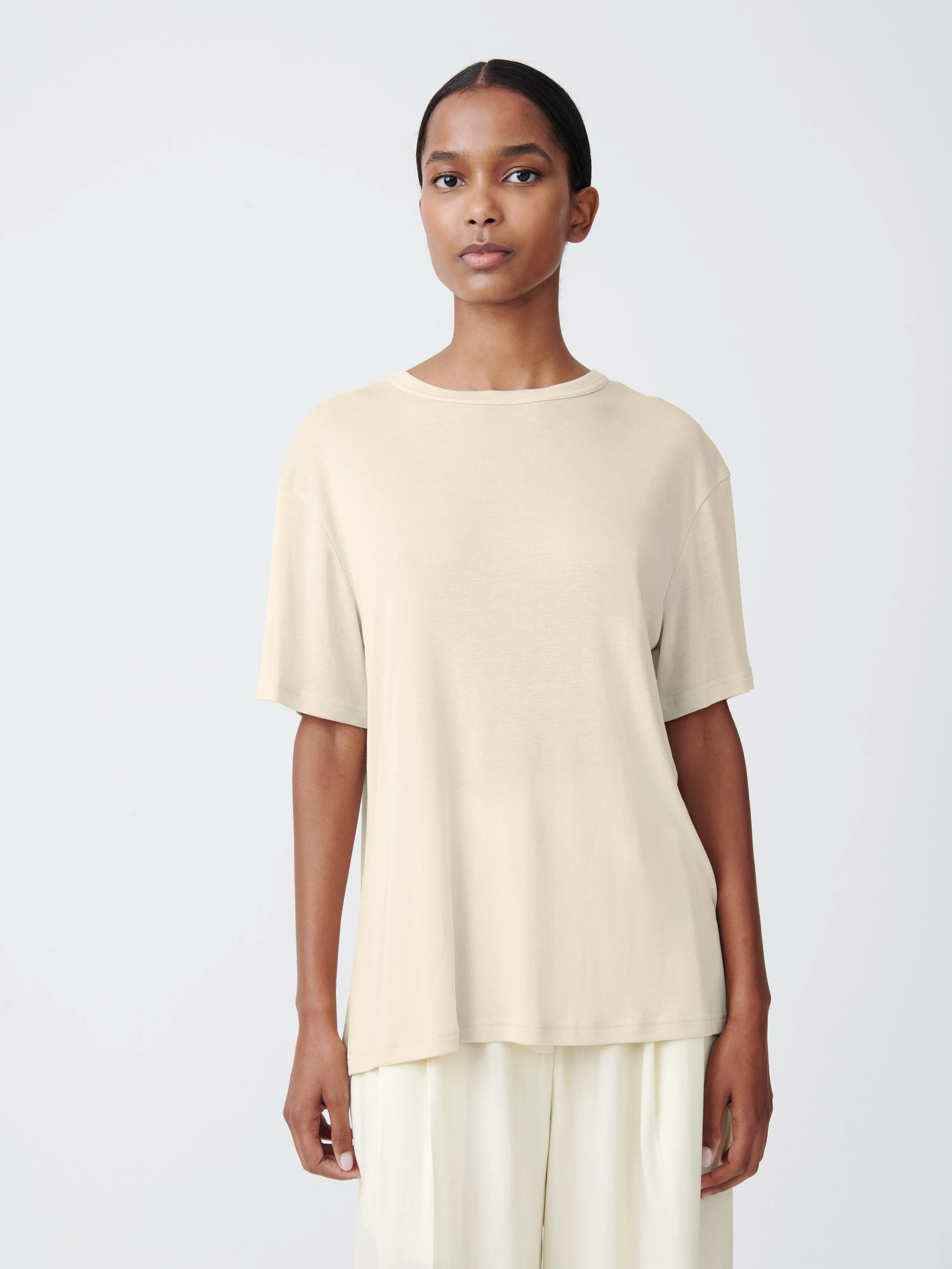 Rond T-Shirt in Bamboo sold by Studio Nicholson