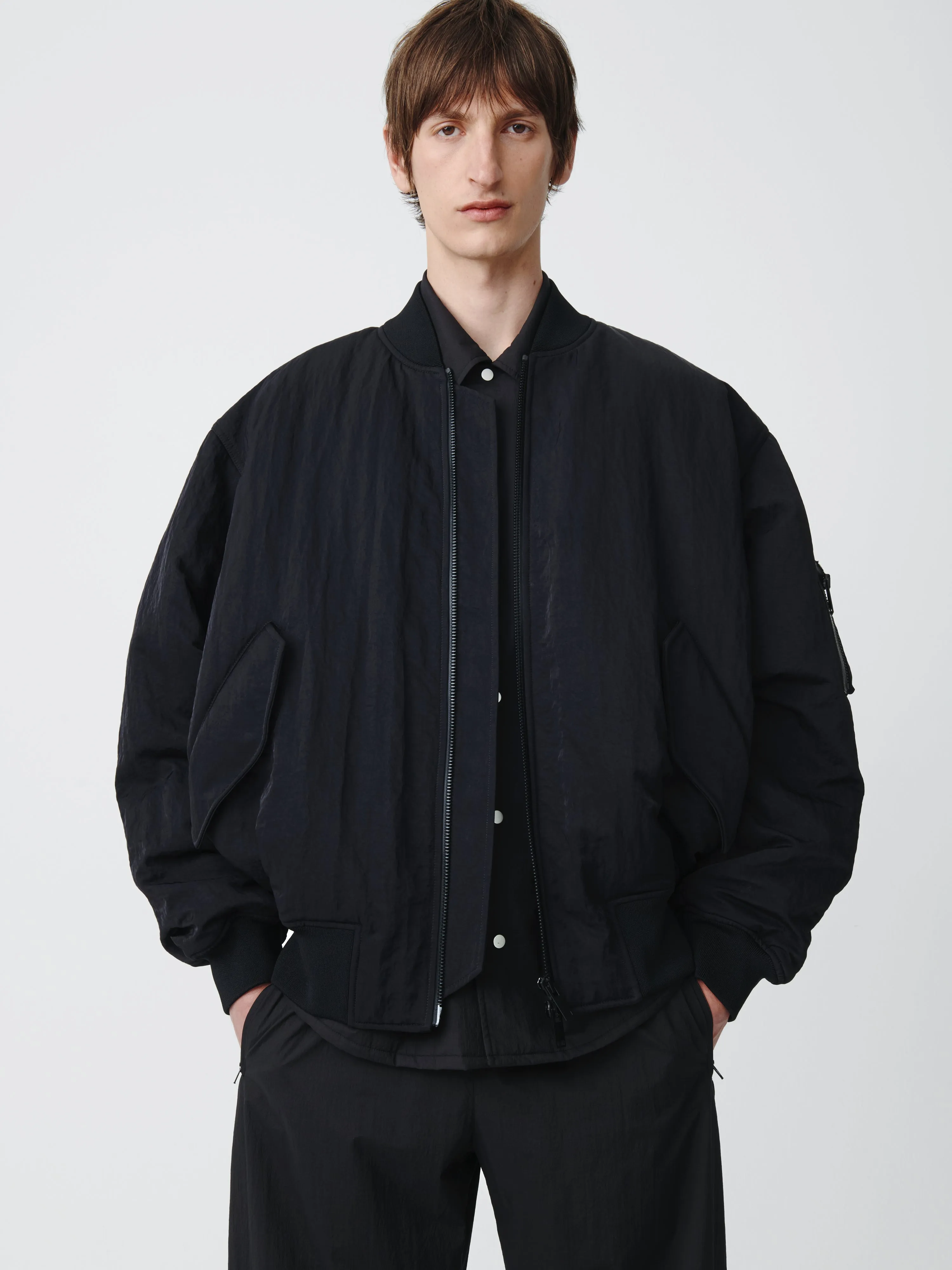 Leroy Jacket in Black sold by Studio Nicholson