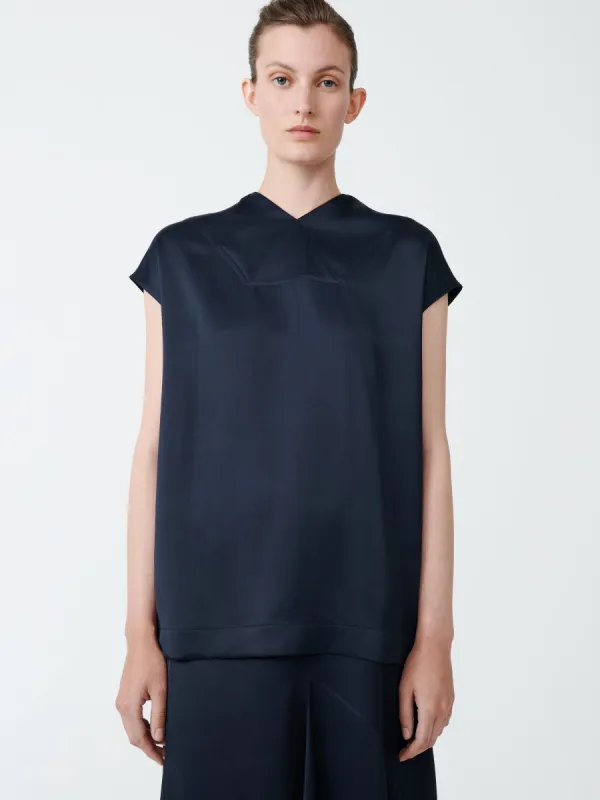 Greer Top in Black Ink sold by Studio Nicholson