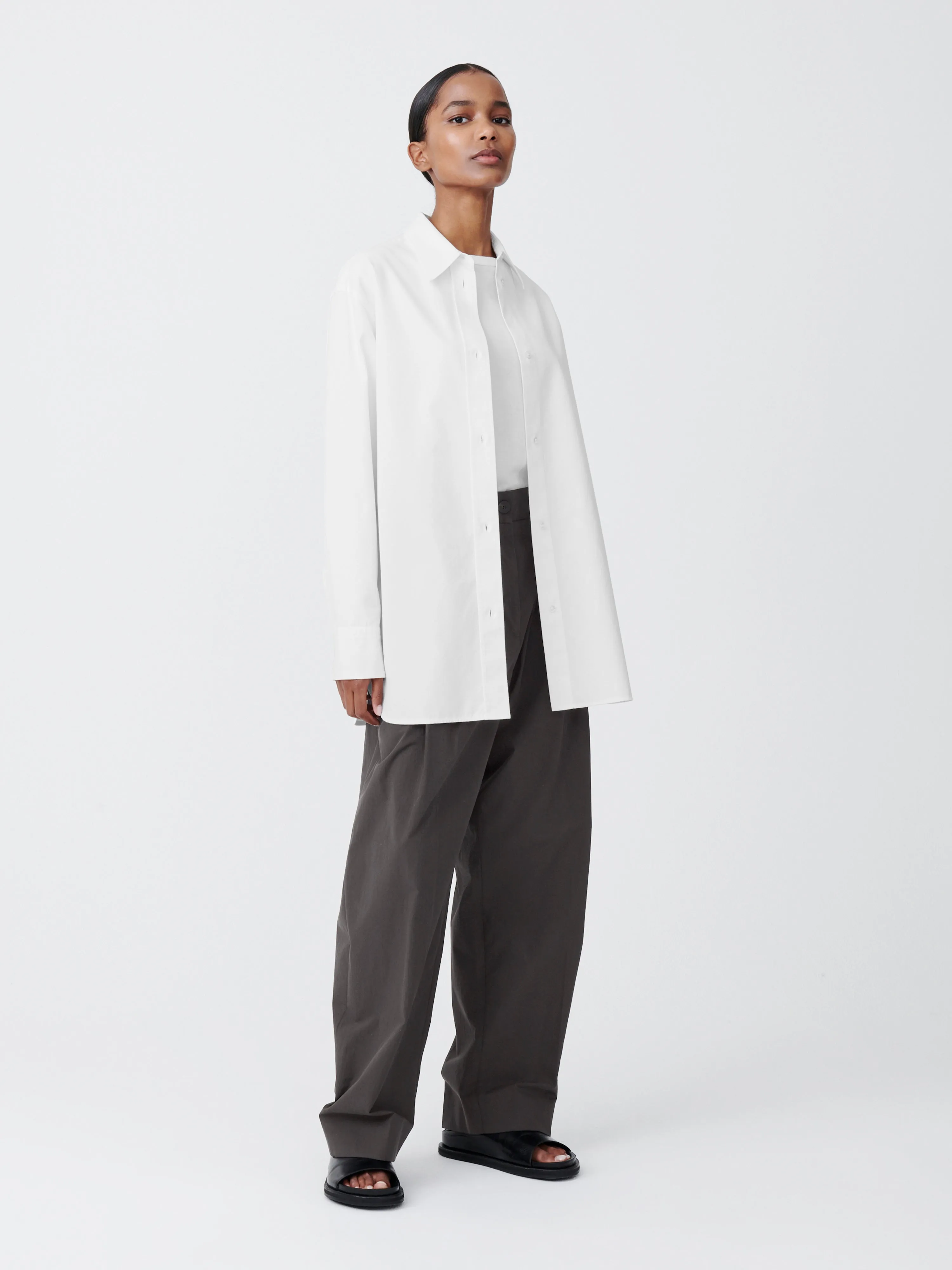 Acuna Pant in Asphalt sold by Studio Nicholson product image thumbnail 2