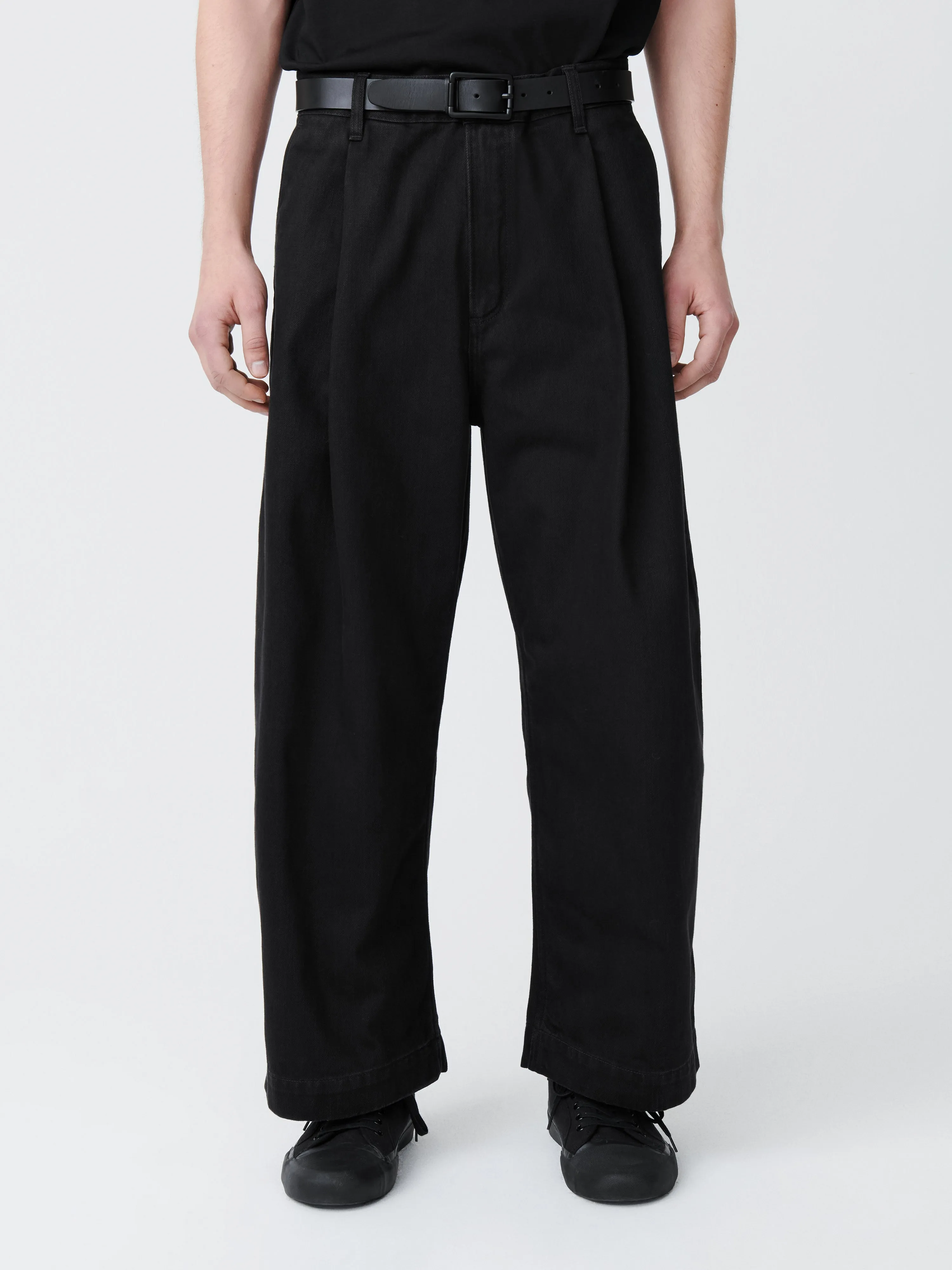 Puch Denim Pant in Black sold by Studio Nicholson product image thumbnail 3