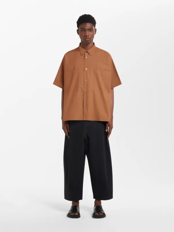 Eurus Shirt in Almond sold by Studio Nicholson