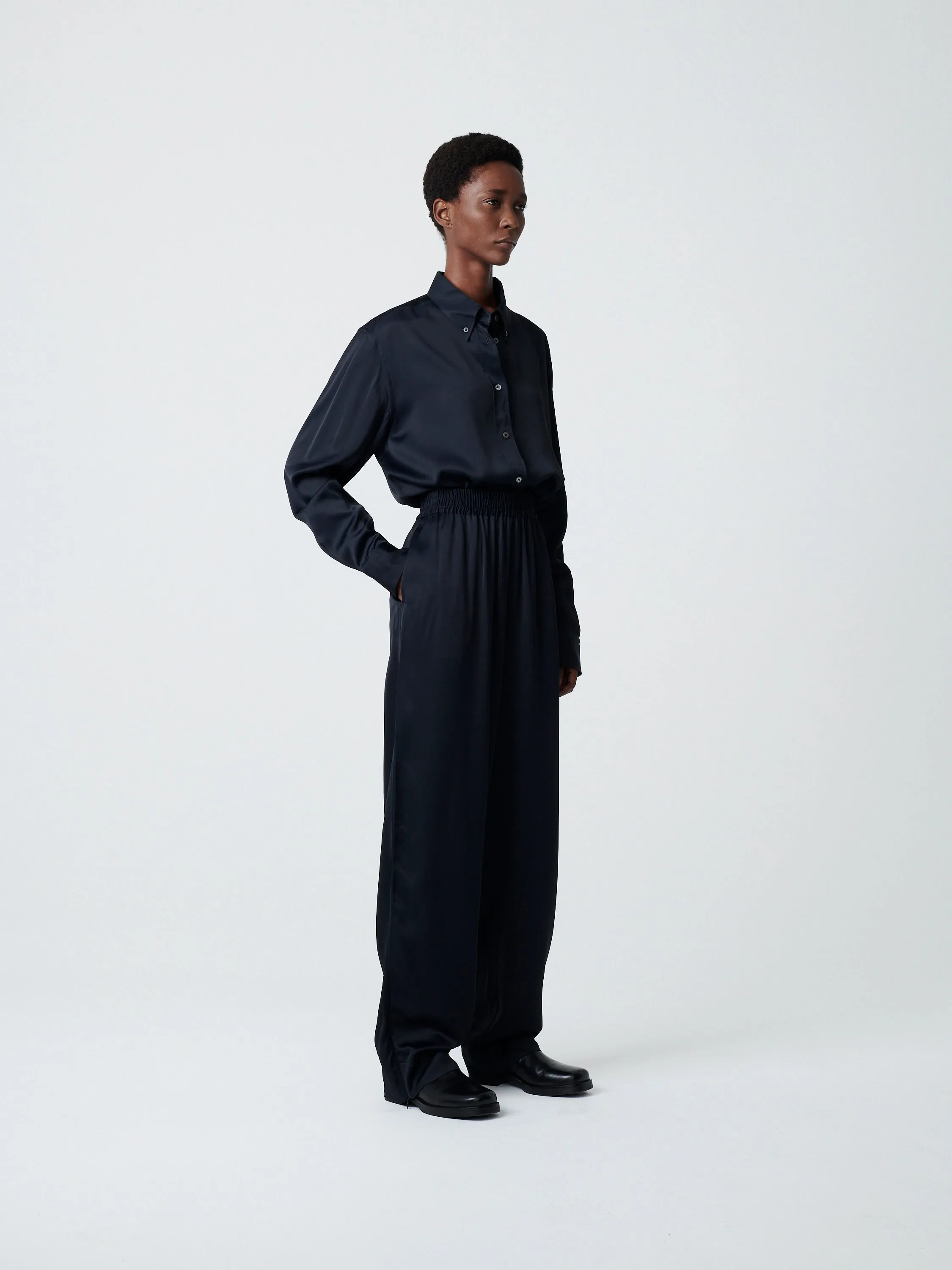 Tenu Pant in Darkest Navy sold by Studio Nicholson product image thumbnail 2