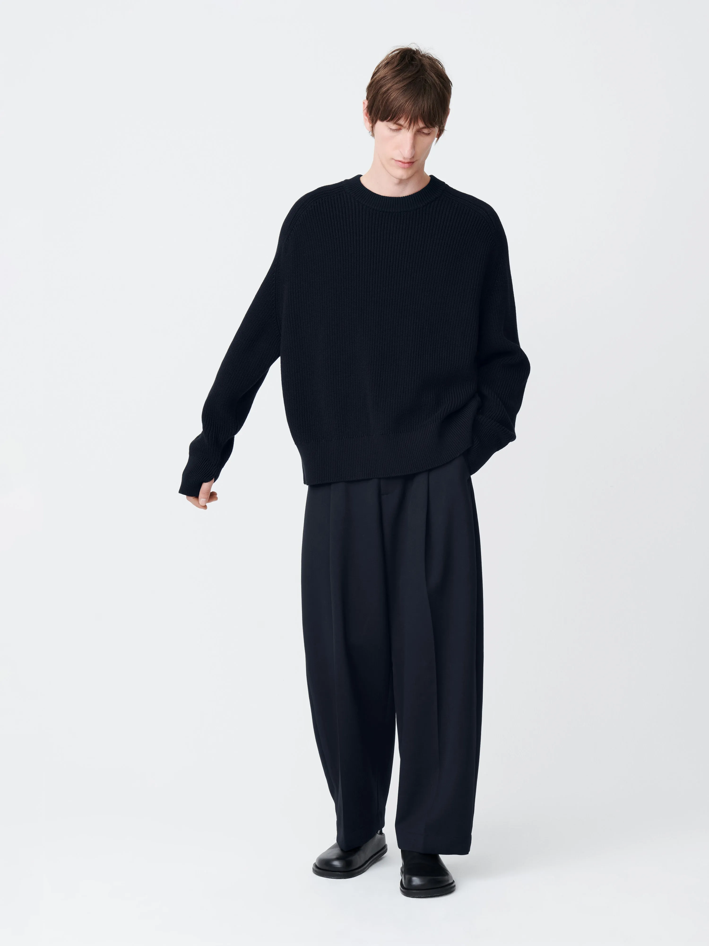 Ellis Pant in Darkest Navy sold by Studio Nicholson