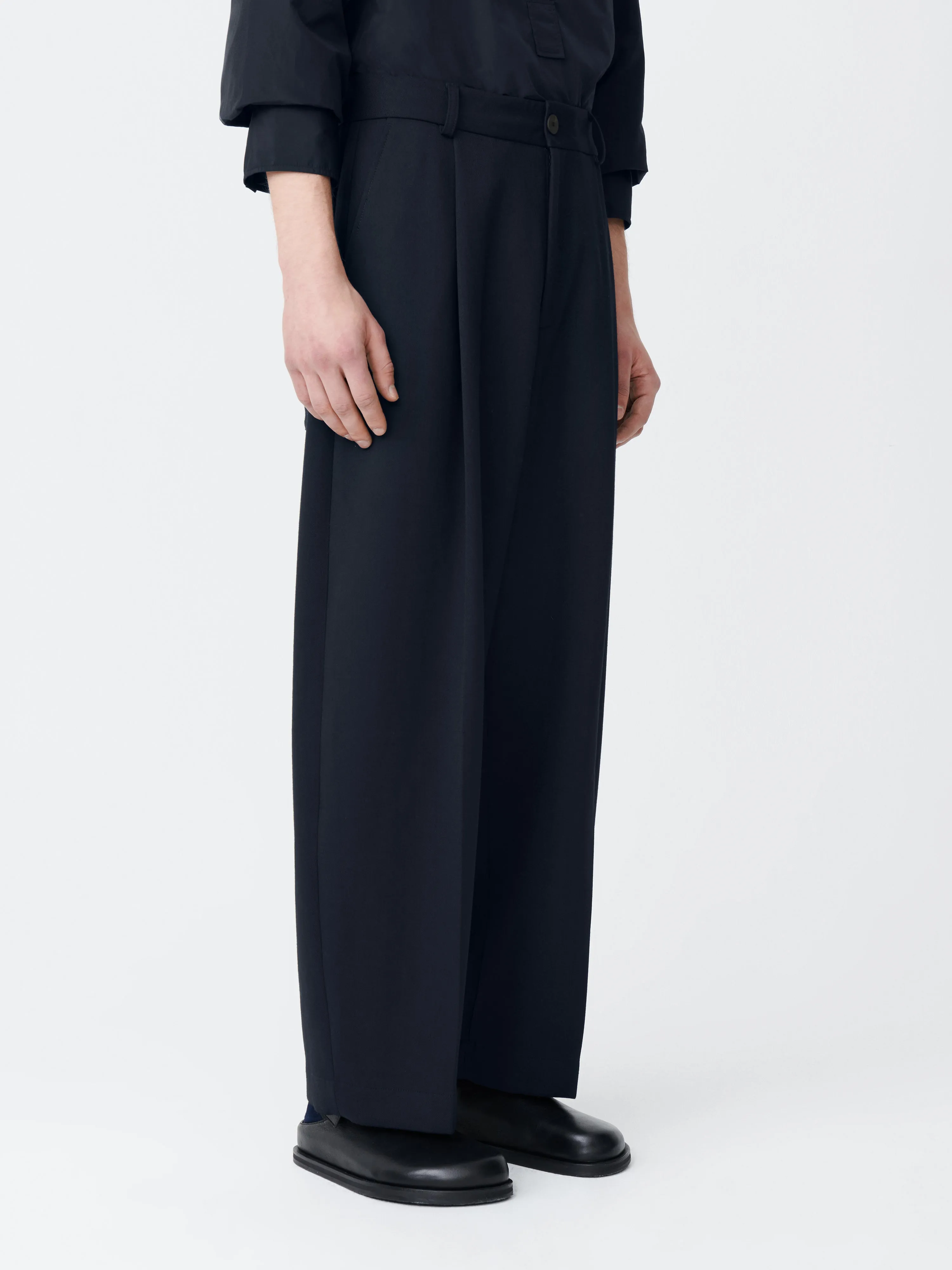 Ellis Pant in Darkest Navy sold by Studio Nicholson product image thumbnail 4