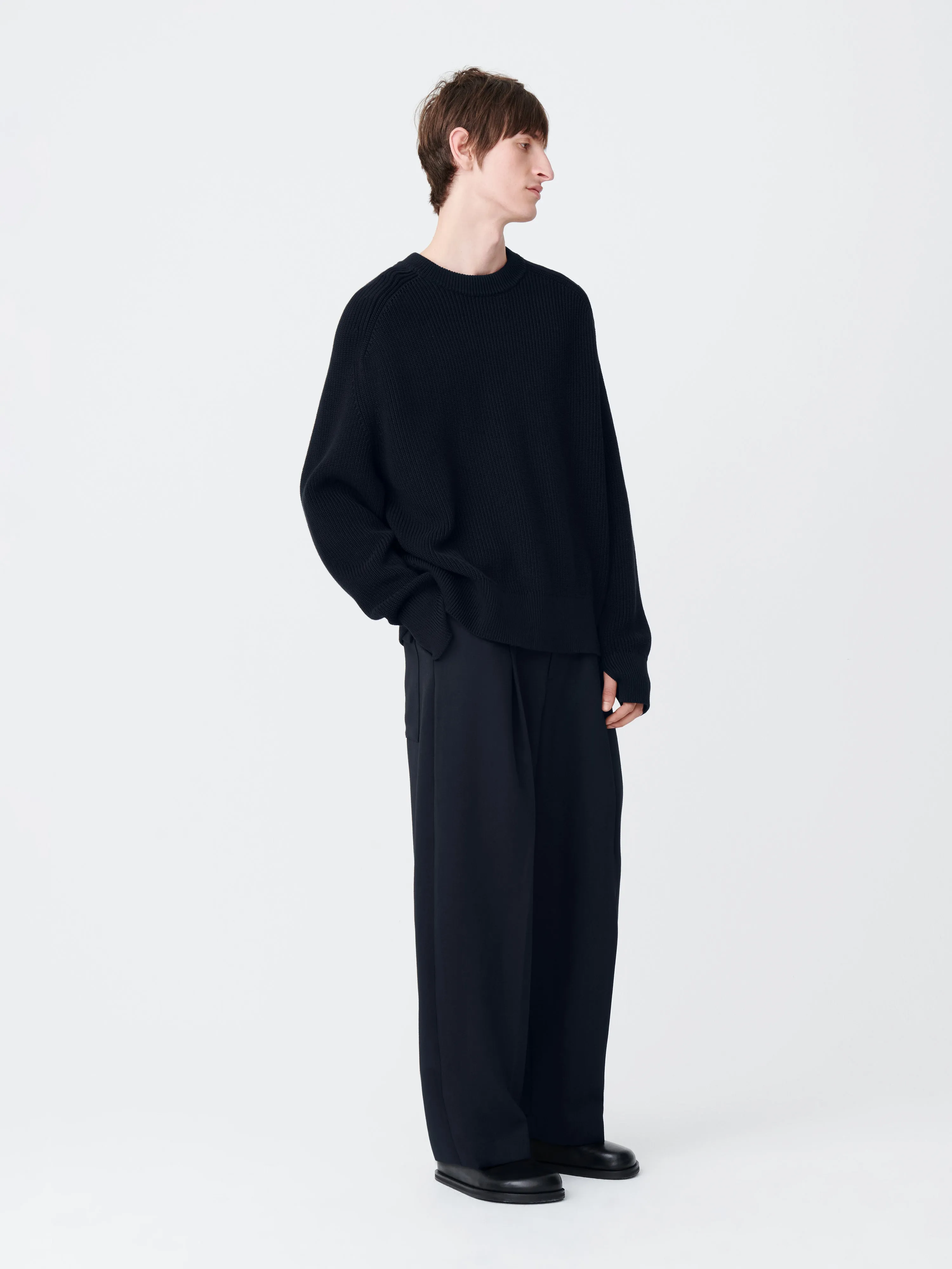 Ellis Pant in Darkest Navy sold by Studio Nicholson product image thumbnail 2