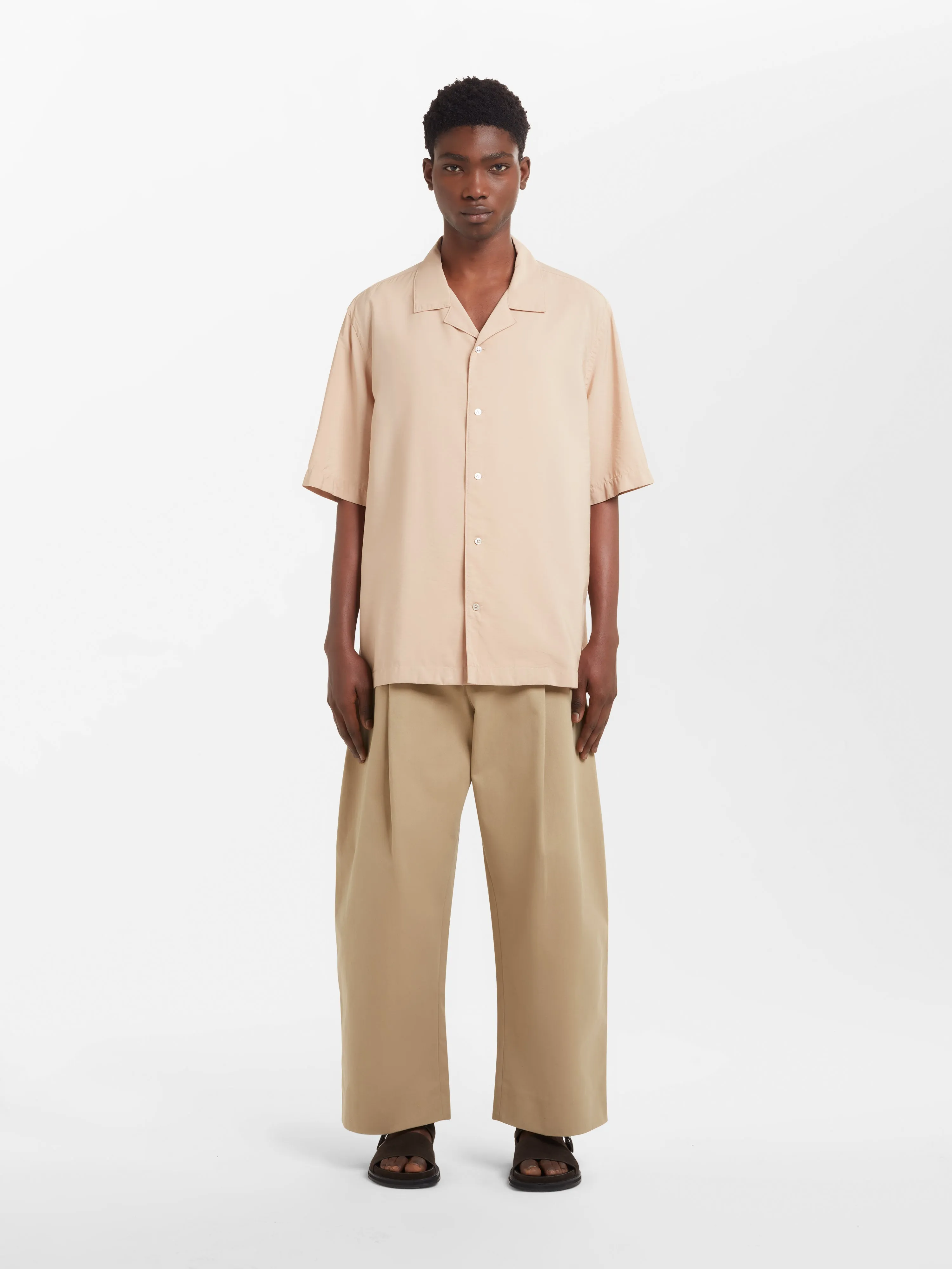 Archer Shirt in Linen sold by Studio Nicholson