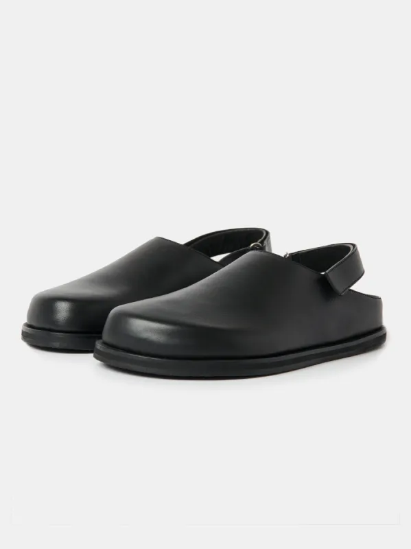 Men's Hardning Clog in Black sold by Studio Nicholson