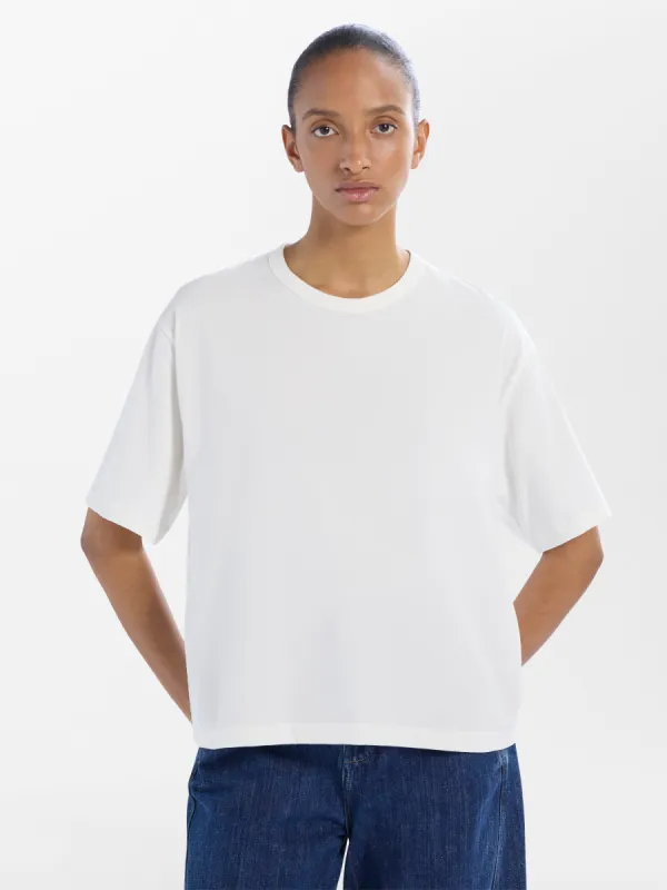 Lee T-Shirt in Optic White sold by Studio Nicholson