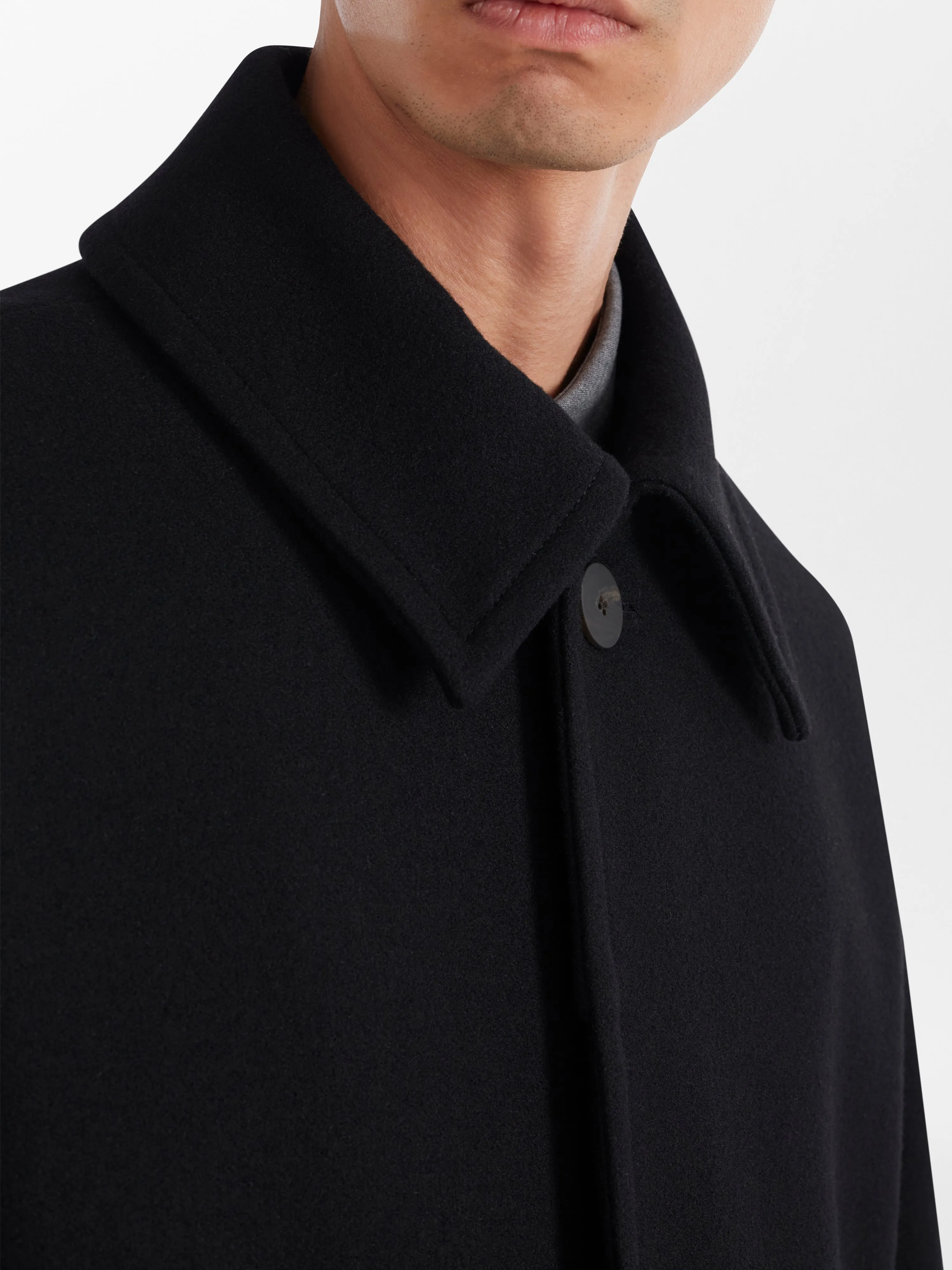 Wain Coat in Black sold by Studio Nicholson product image thumbnail 5