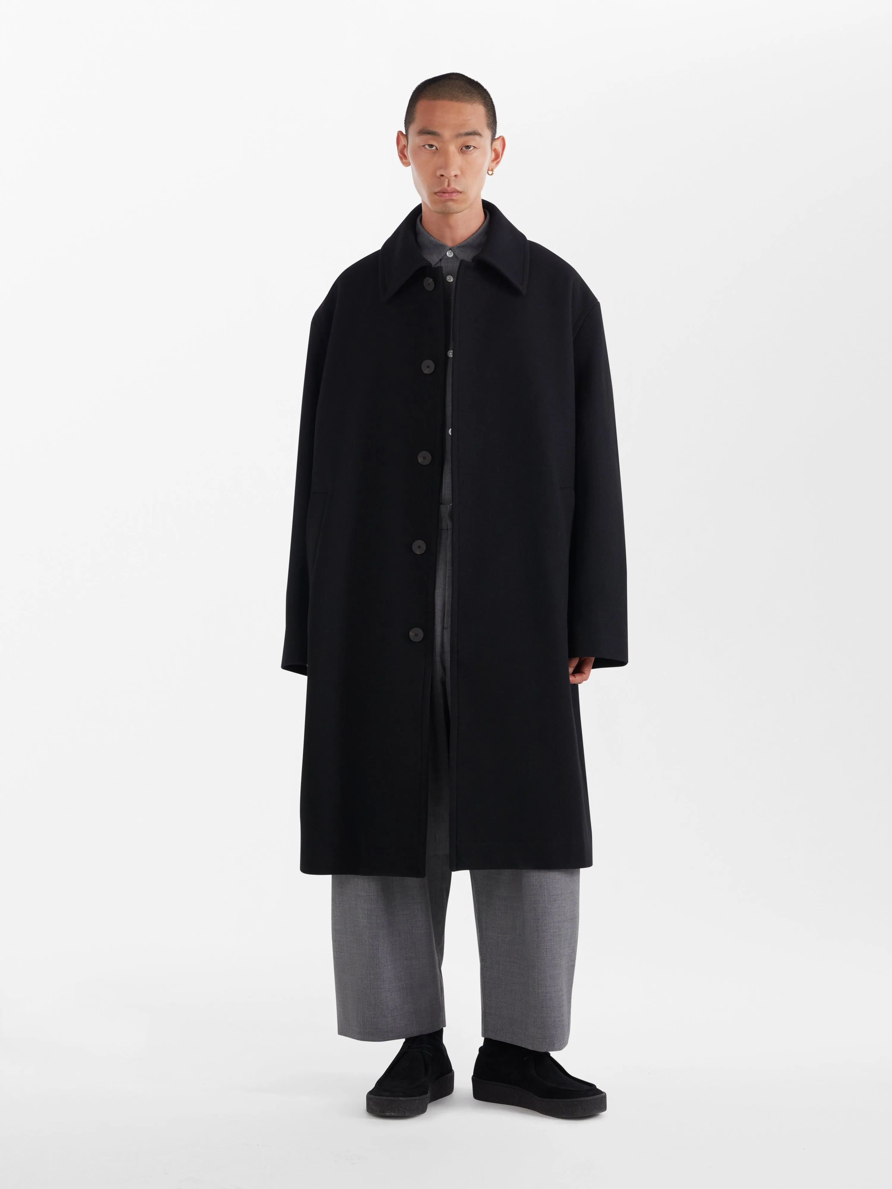 Wain Coat in Black sold by Studio Nicholson